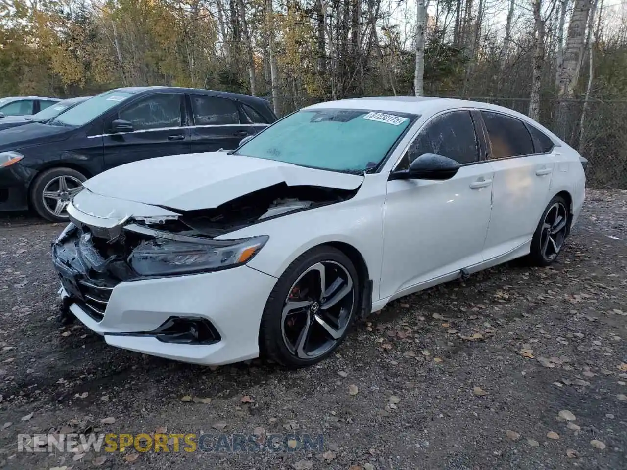 1 Photograph of a damaged car 1HGCV1F33MA803263 HONDA ACCORD 2021