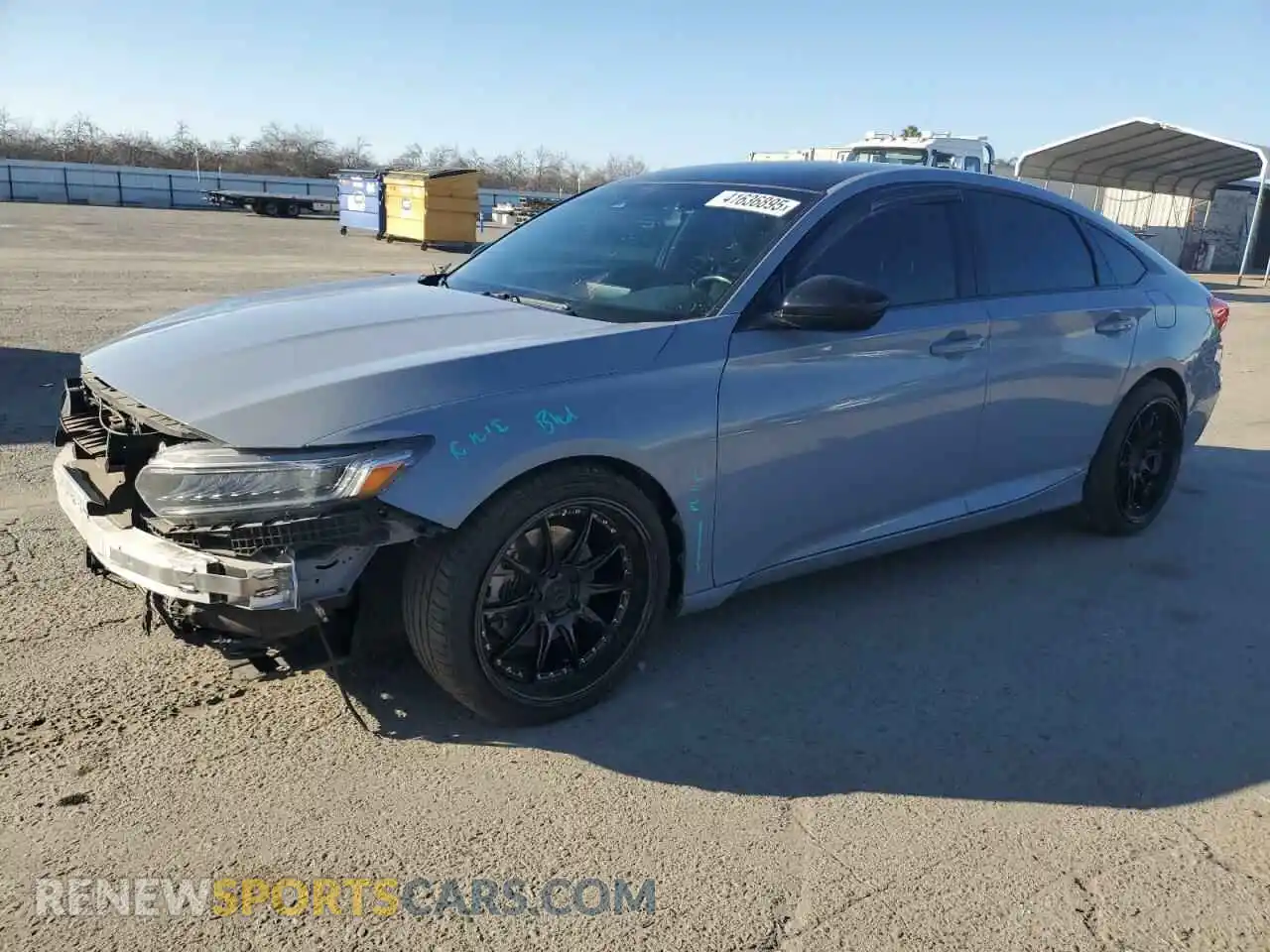 1 Photograph of a damaged car 1HGCV1F34MA006844 HONDA ACCORD 2021