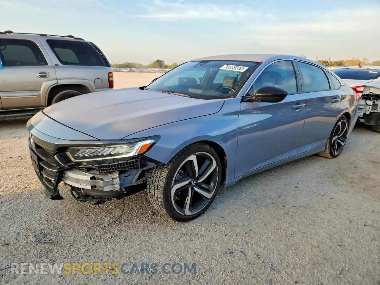 1 Photograph of a damaged car 1HGCV1F34MA015124 HONDA ACCORD 2021