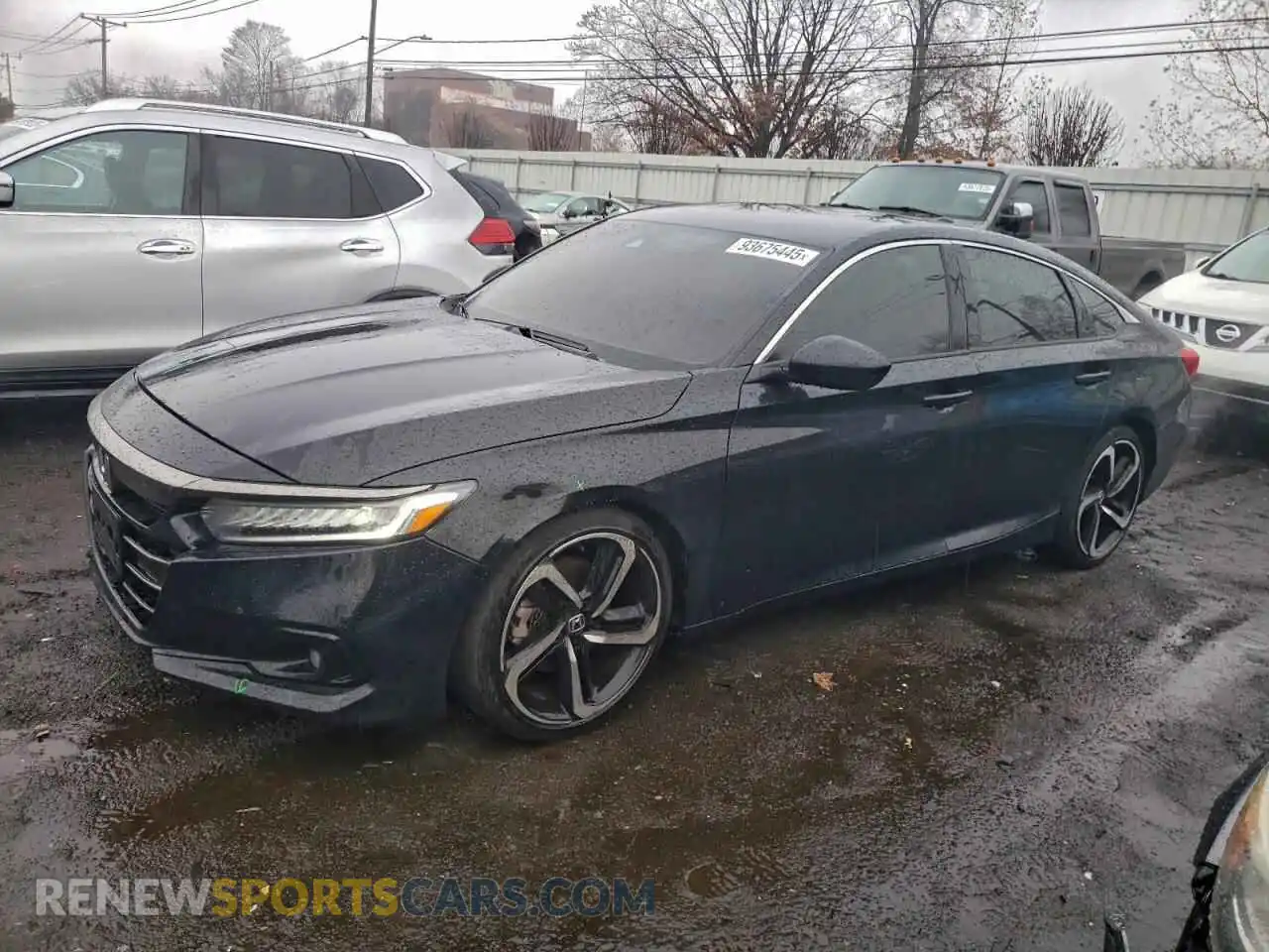 1 Photograph of a damaged car 1HGCV1F34MA023028 HONDA ACCORD 2021