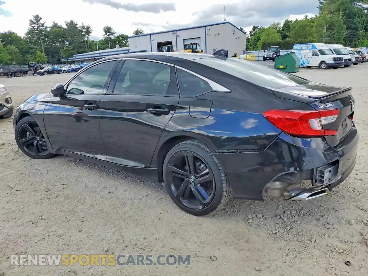 2 Photograph of a damaged car 1HGCV1F34MA032828 HONDA ACCORD 2021