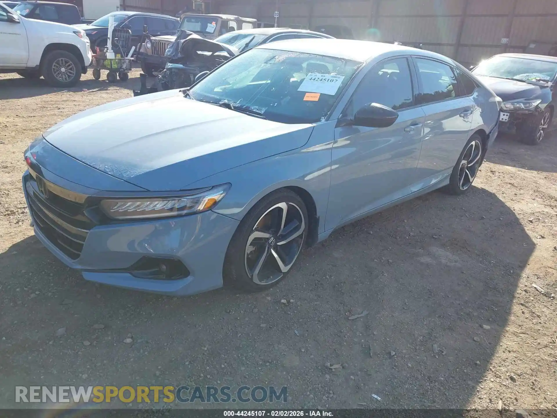2 Фотография поврежденного автомобиля 1HGCV1F34MA047863 HONDA ACCORD 2021