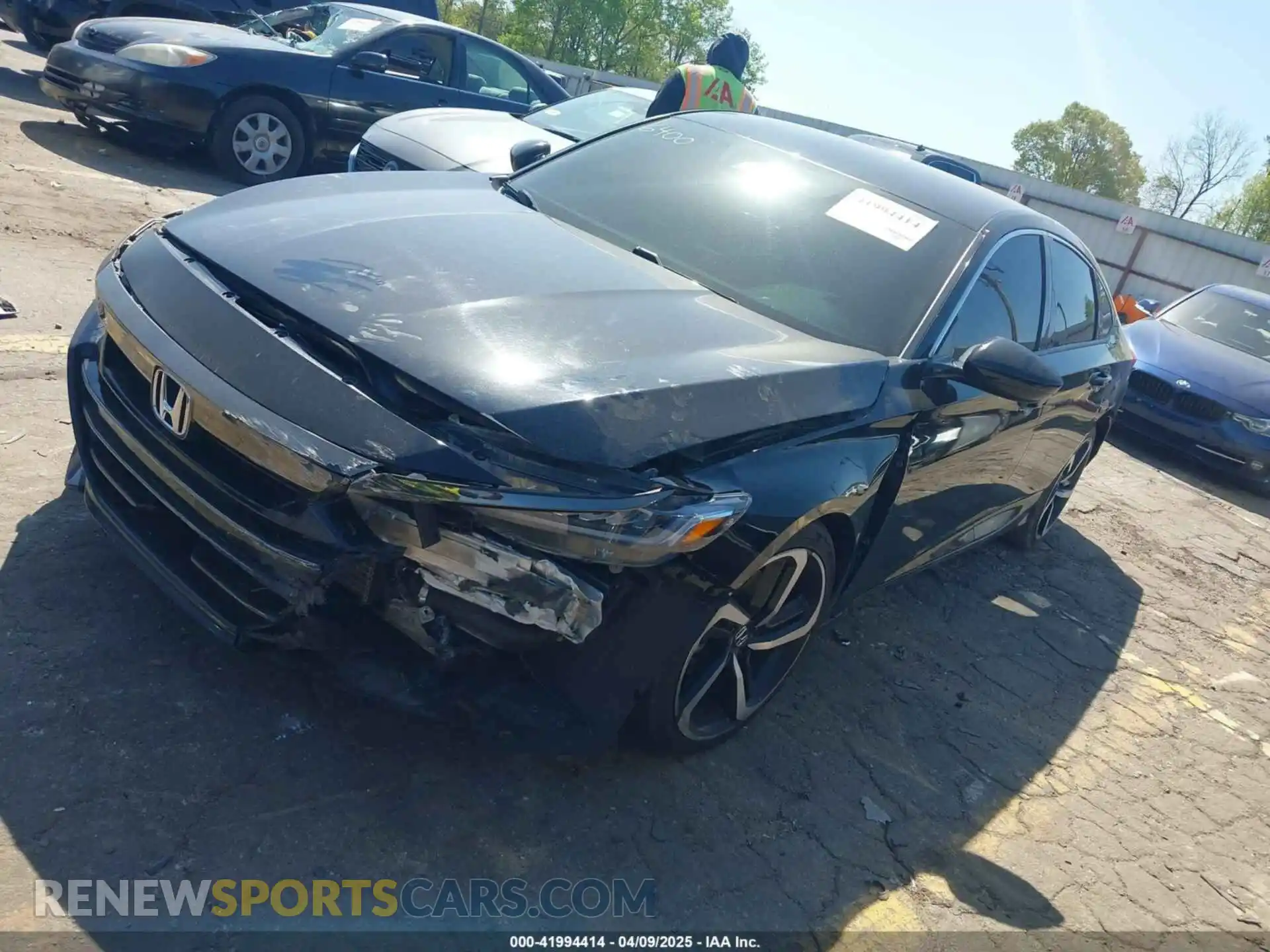 2 Photograph of a damaged car 1HGCV1F34MA066400 HONDA ACCORD 2021