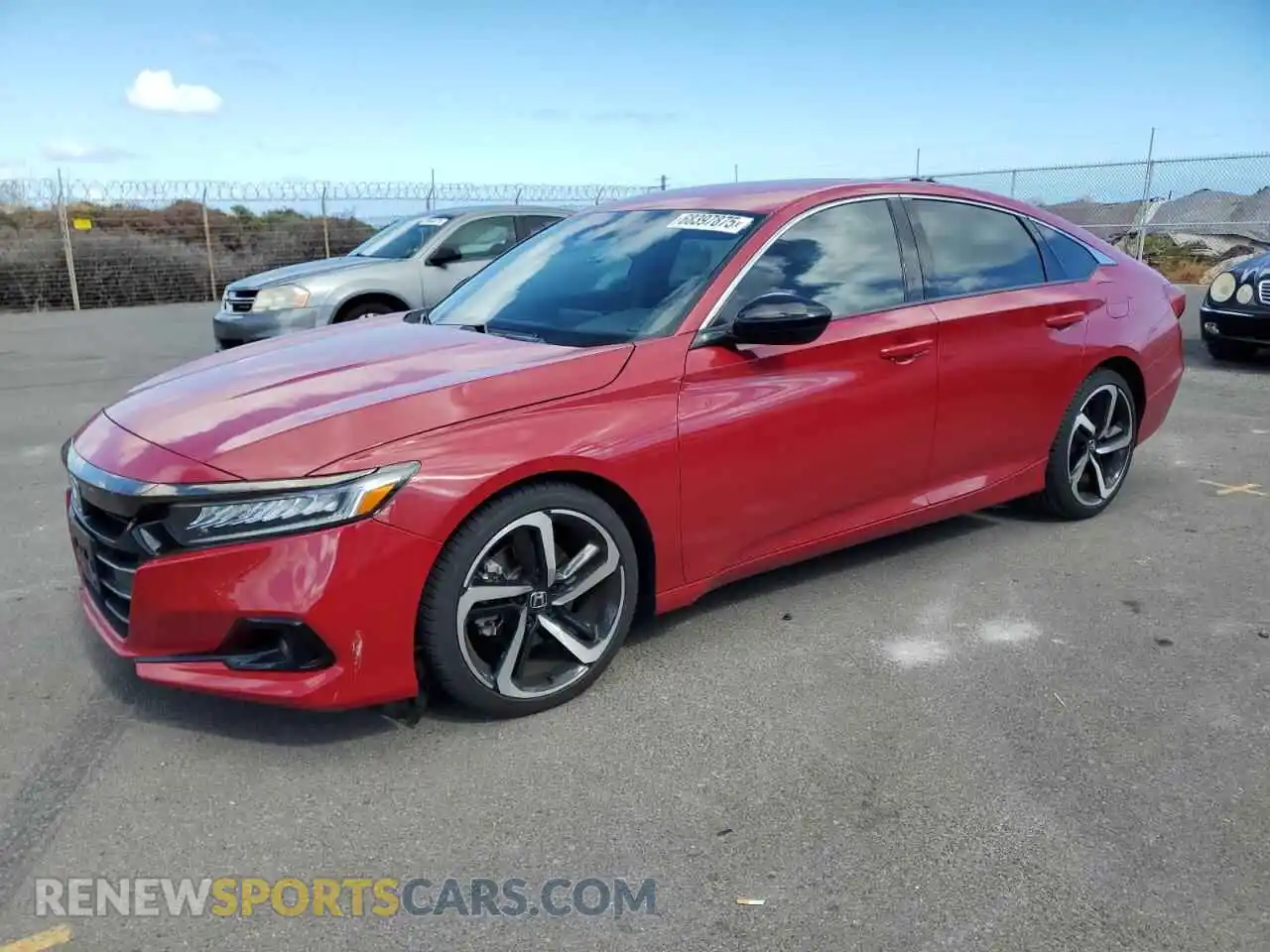 1 Photograph of a damaged car 1HGCV1F34MA078014 HONDA ACCORD 2021