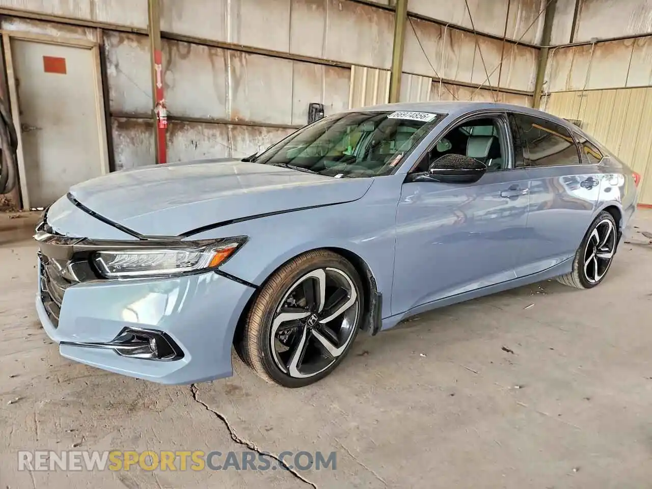 1 Photograph of a damaged car 1HGCV1F34MA081463 HONDA ACCORD 2021