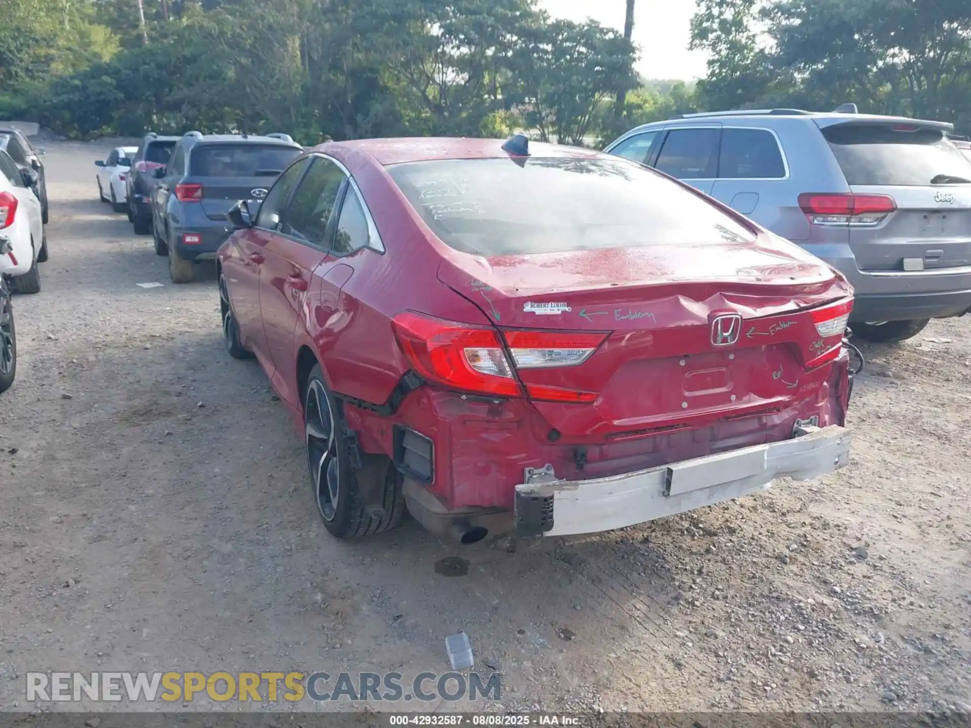 3 Photograph of a damaged car 1HGCV1F34MA098747 HONDA ACCORD 2021