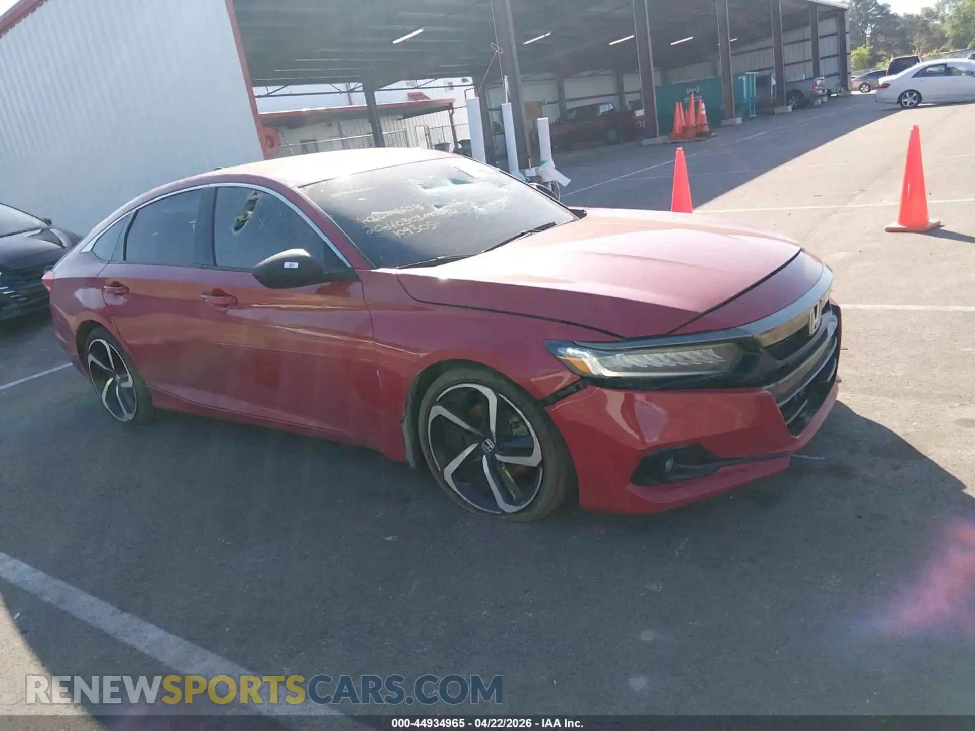 1 Фотография поврежденного автомобиля 1HGCV1F34MA104305 HONDA ACCORD 2021