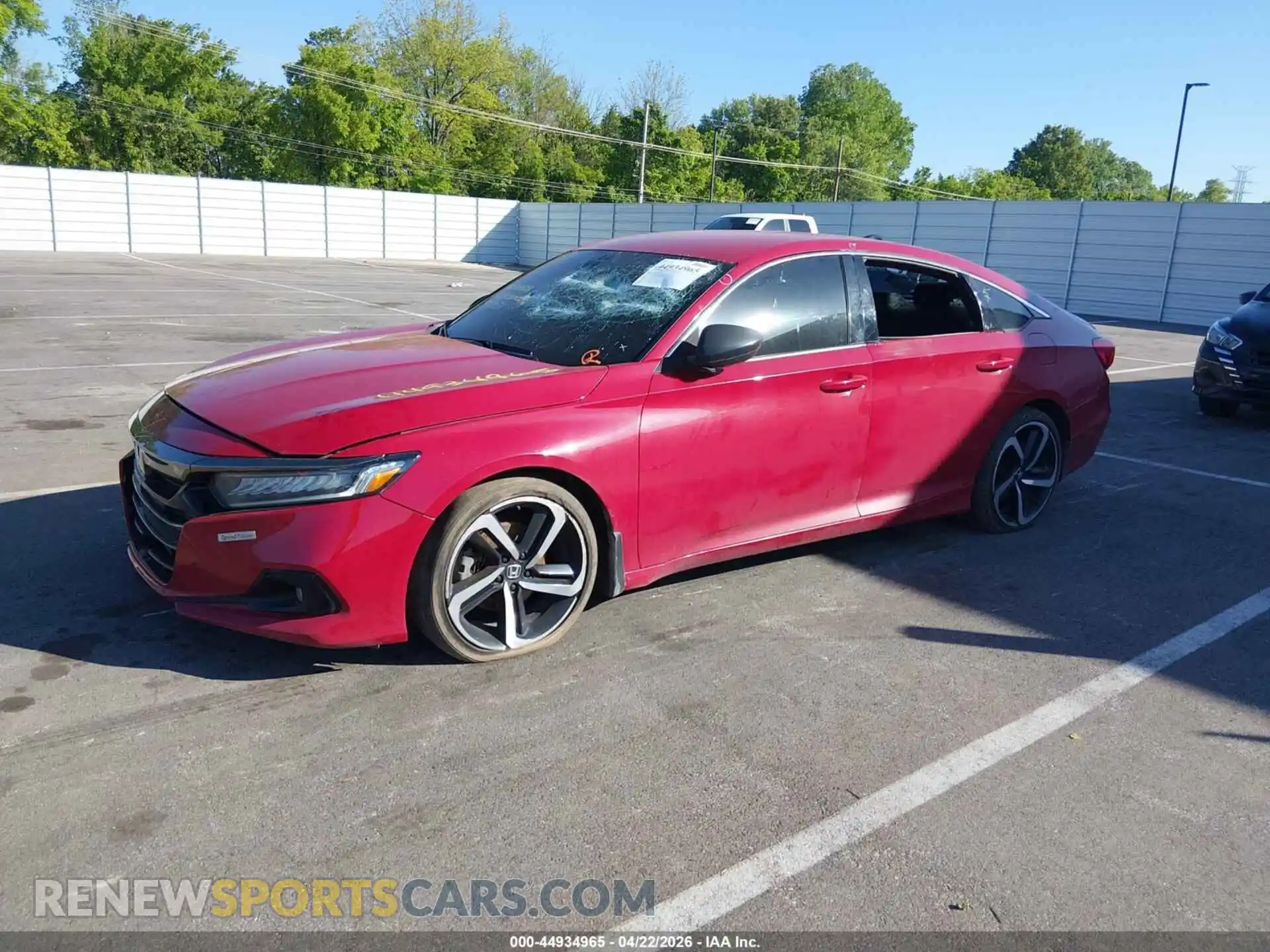 2 Фотография поврежденного автомобиля 1HGCV1F34MA104305 HONDA ACCORD 2021