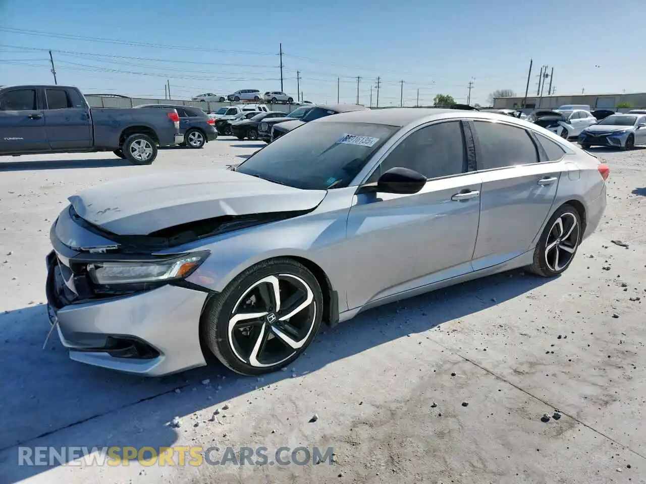 1 Photograph of a damaged car 1HGCV1F35MA005282 HONDA ACCORD 2021
