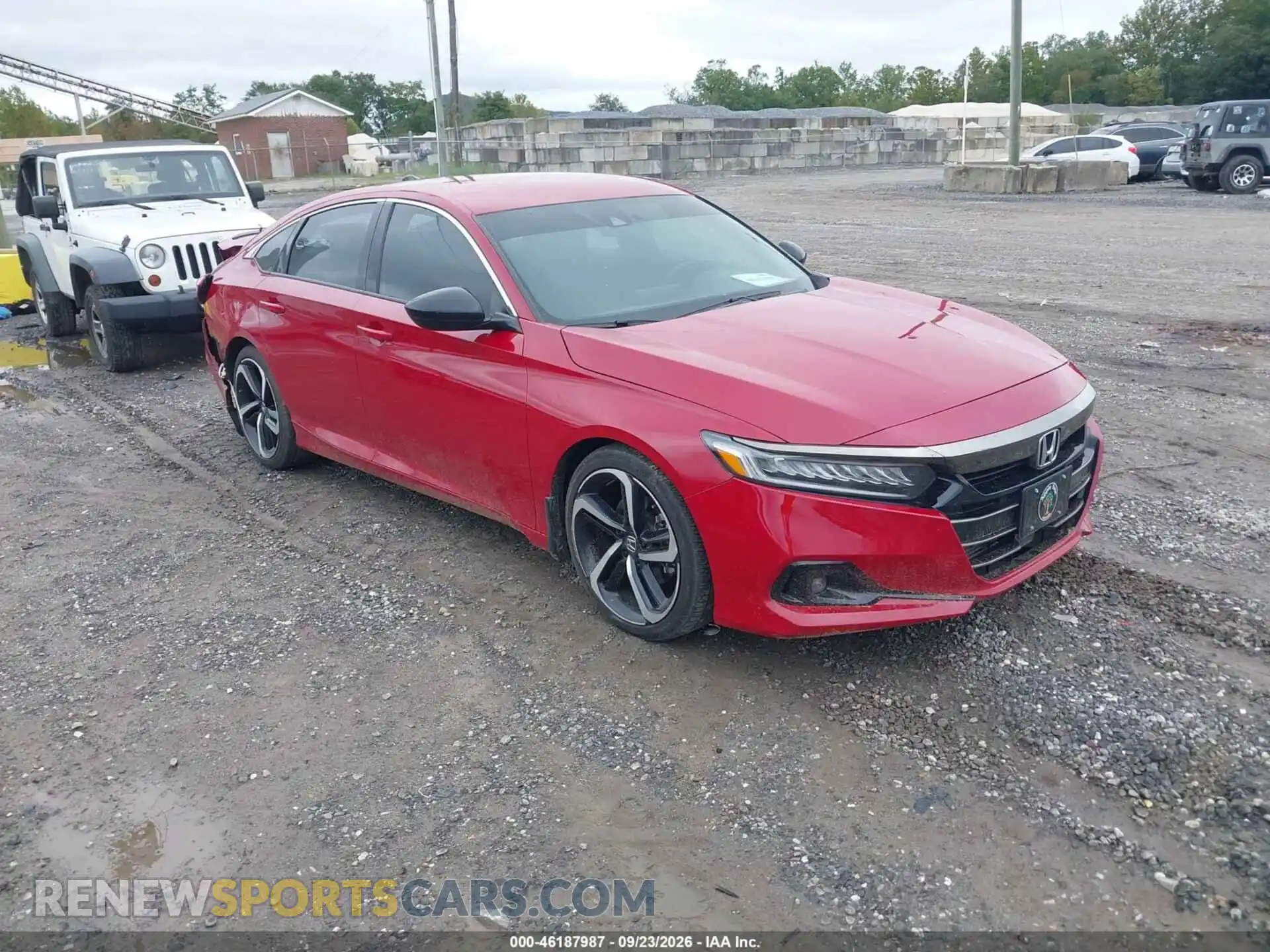 1 Photograph of a damaged car 1HGCV1F35MA010773 HONDA ACCORD 2021
