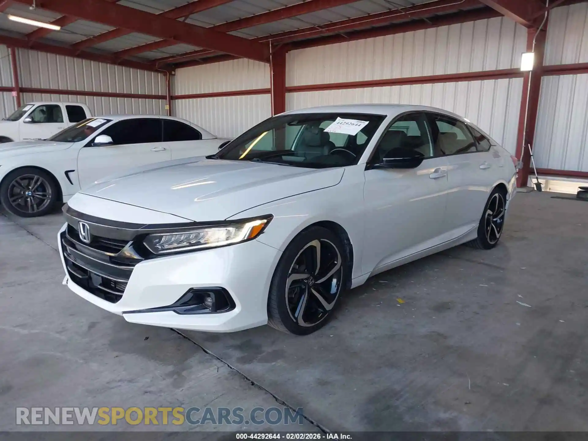 2 Photograph of a damaged car 1HGCV1F35MA025595 HONDA ACCORD 2021