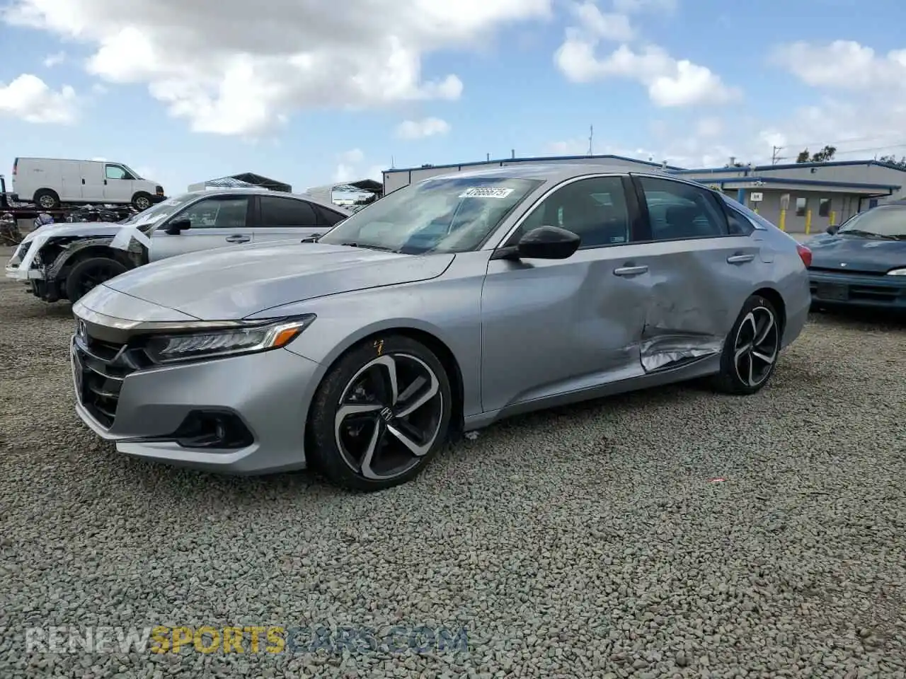 1 Photograph of a damaged car 1HGCV1F35MA026116 HONDA ACCORD 2021