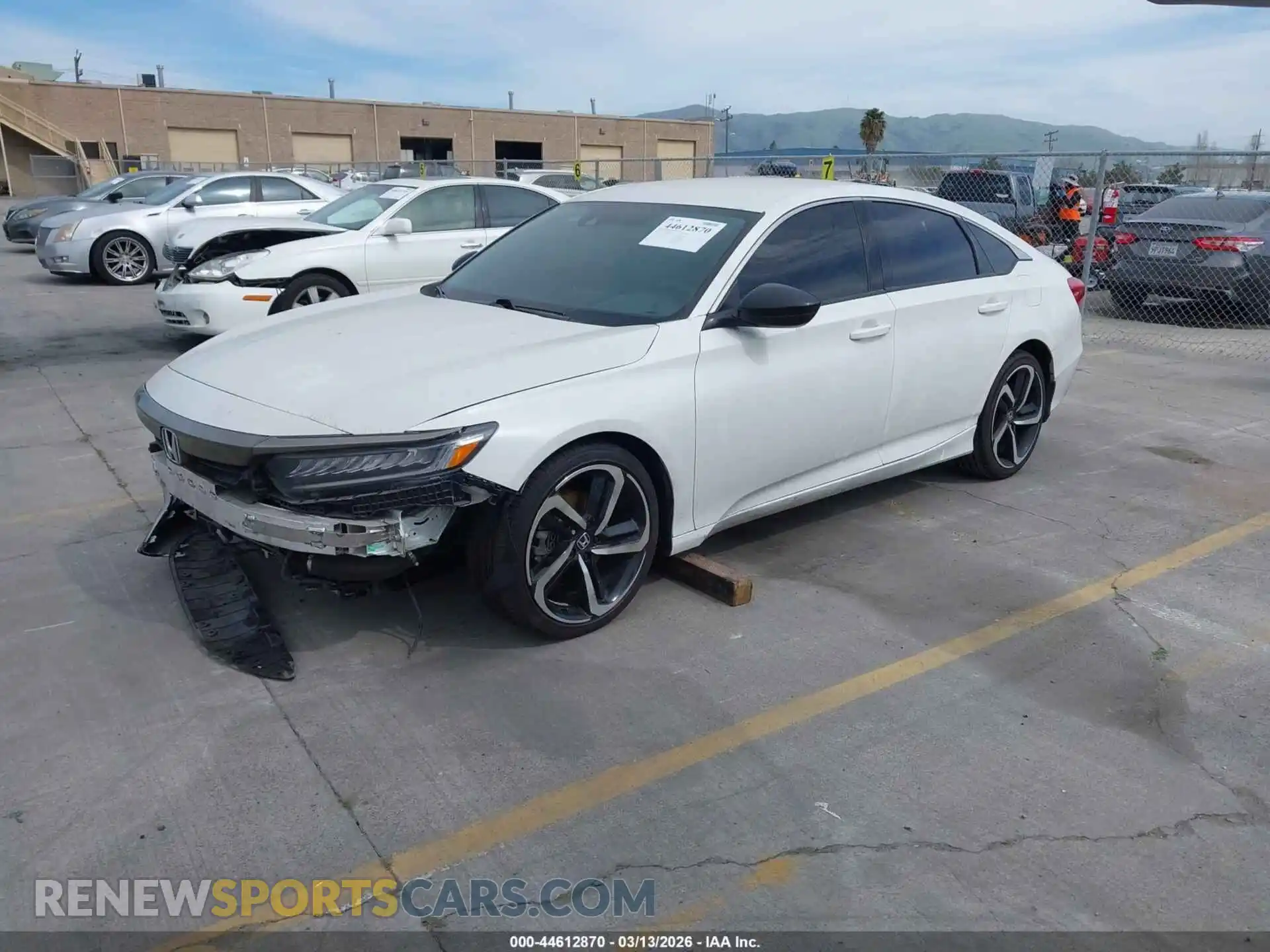 2 Photograph of a damaged car 1HGCV1F35MA033499 HONDA ACCORD 2021