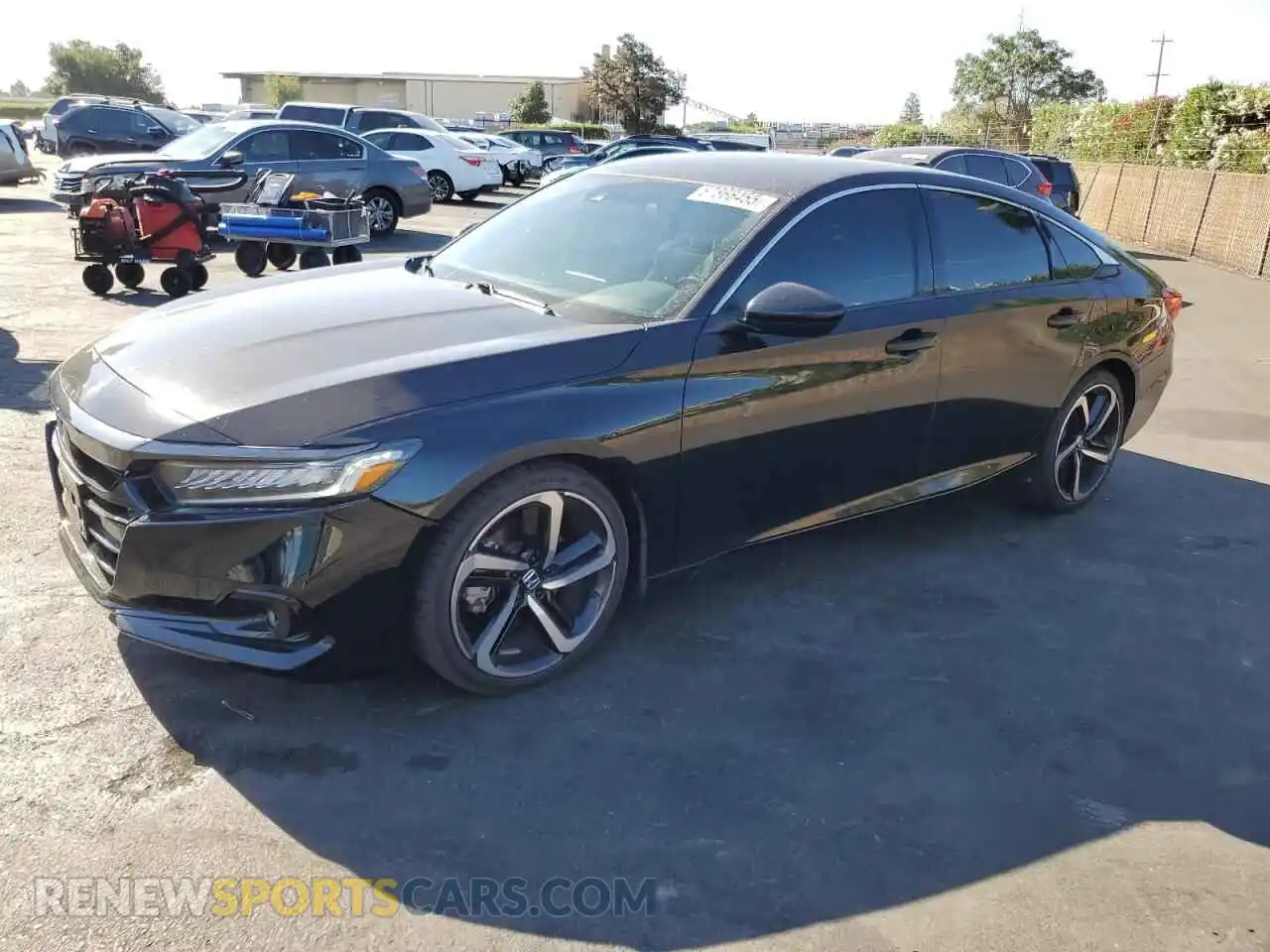 1 Photograph of a damaged car 1HGCV1F35MA060153 HONDA ACCORD 2021