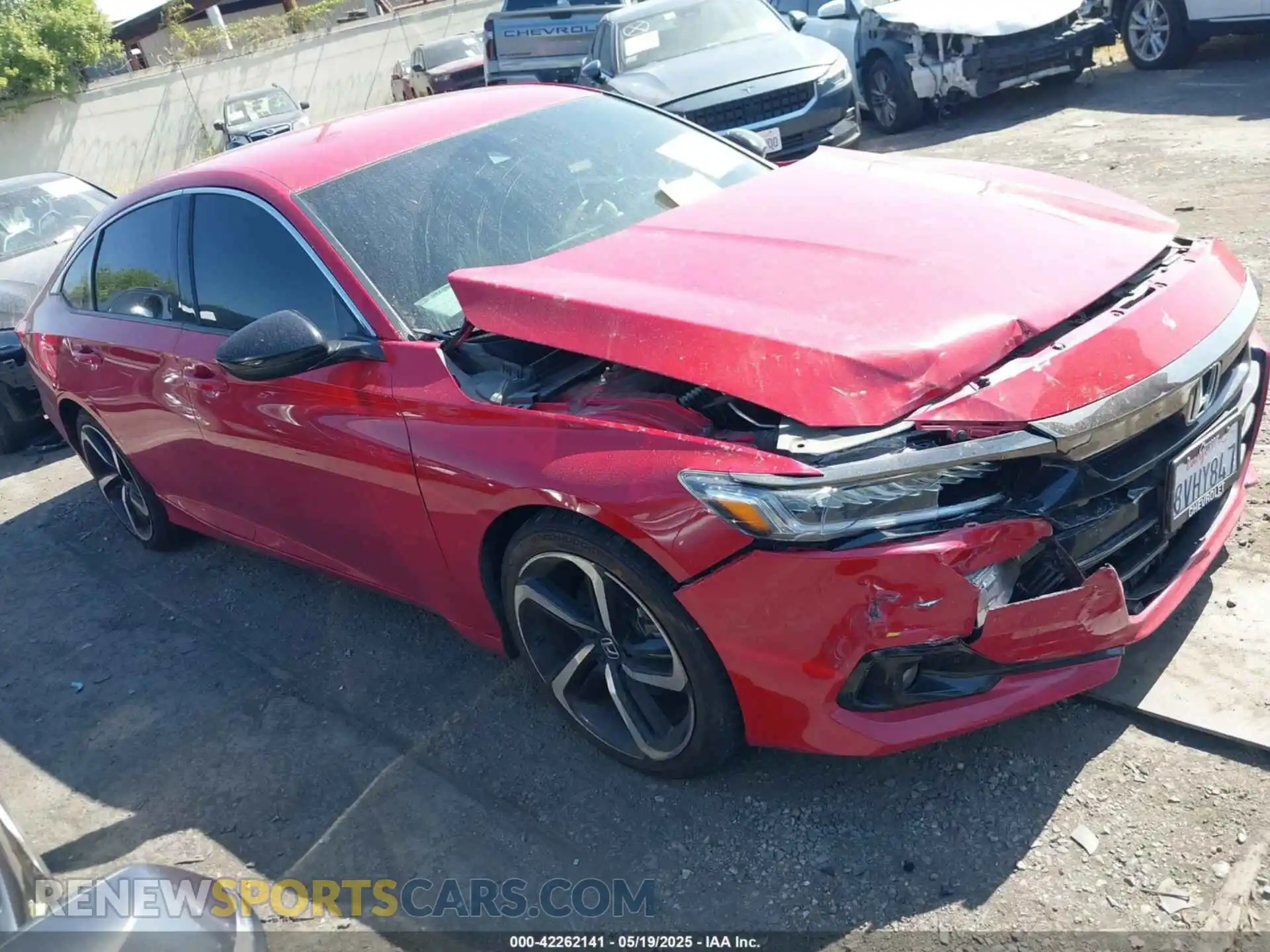 1 Photograph of a damaged car 1HGCV1F35MA063375 HONDA ACCORD 2021