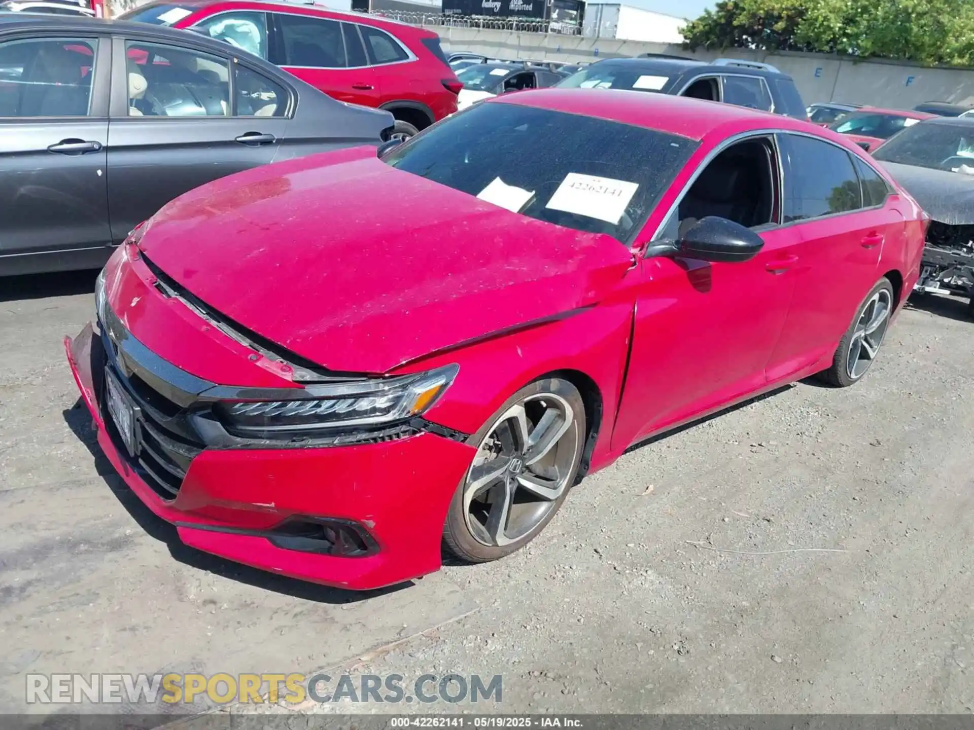 2 Photograph of a damaged car 1HGCV1F35MA063375 HONDA ACCORD 2021