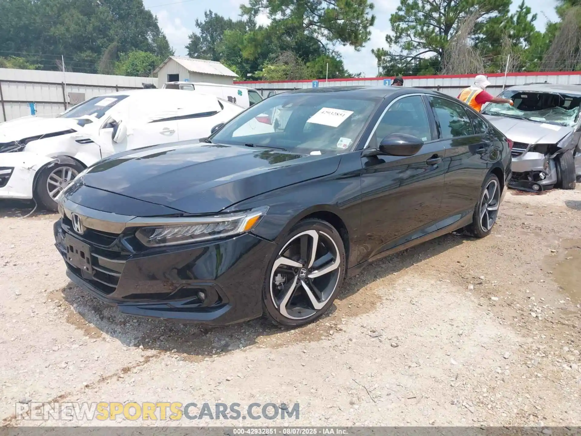 2 Photograph of a damaged car 1HGCV1F35MA076983 HONDA ACCORD 2021