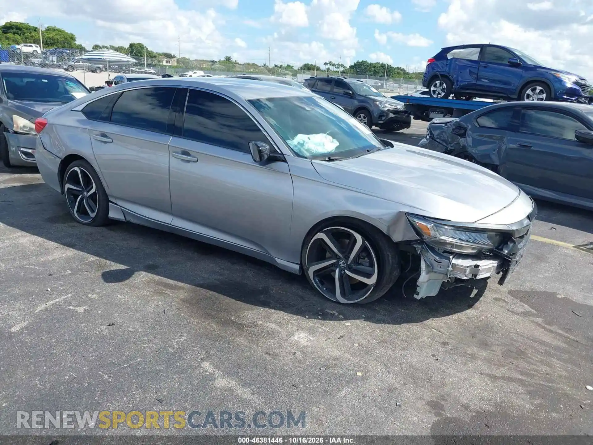 1 Photograph of a damaged car 1HGCV1F35MA096084 HONDA ACCORD 2021