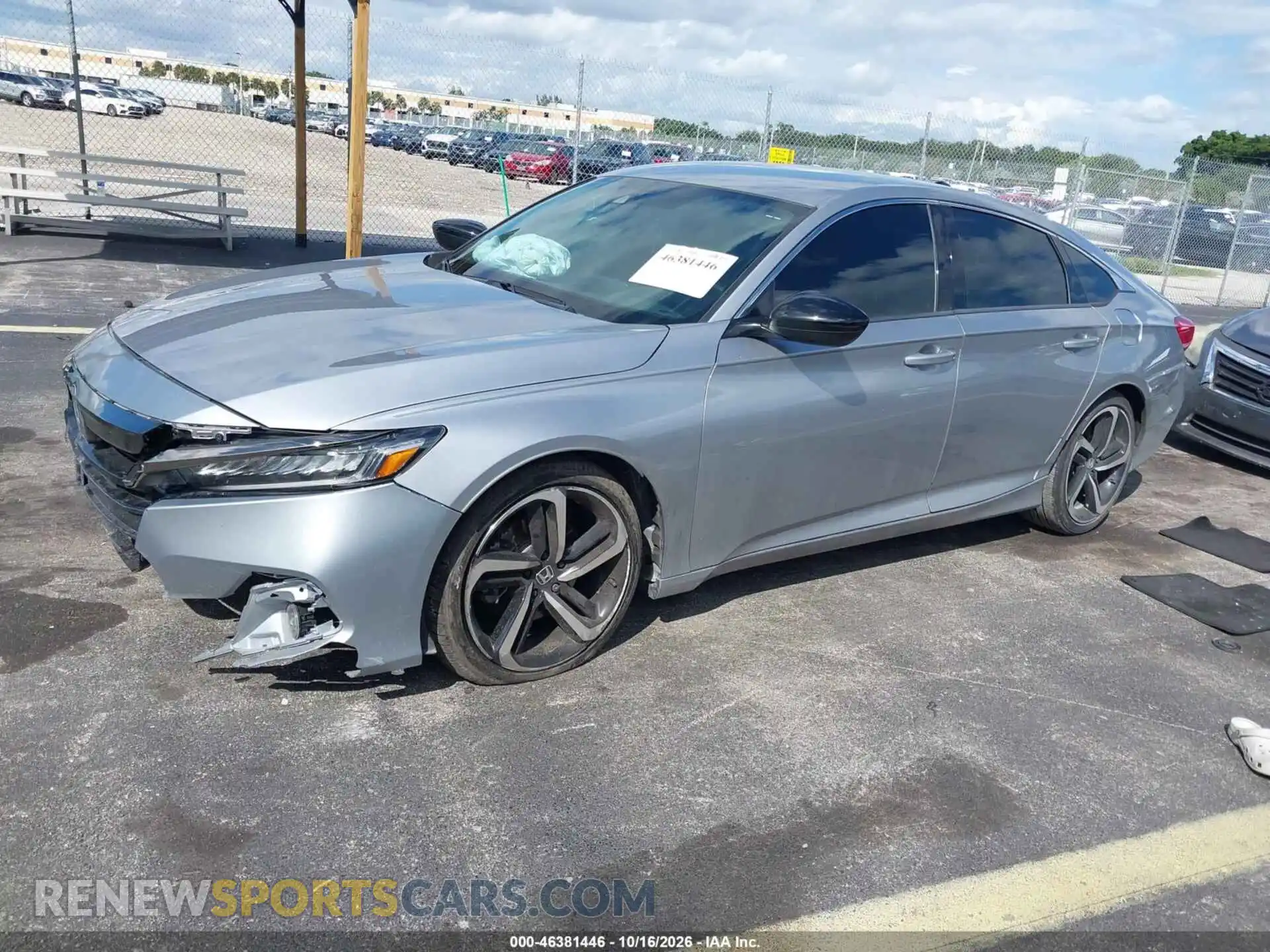 2 Photograph of a damaged car 1HGCV1F35MA096084 HONDA ACCORD 2021