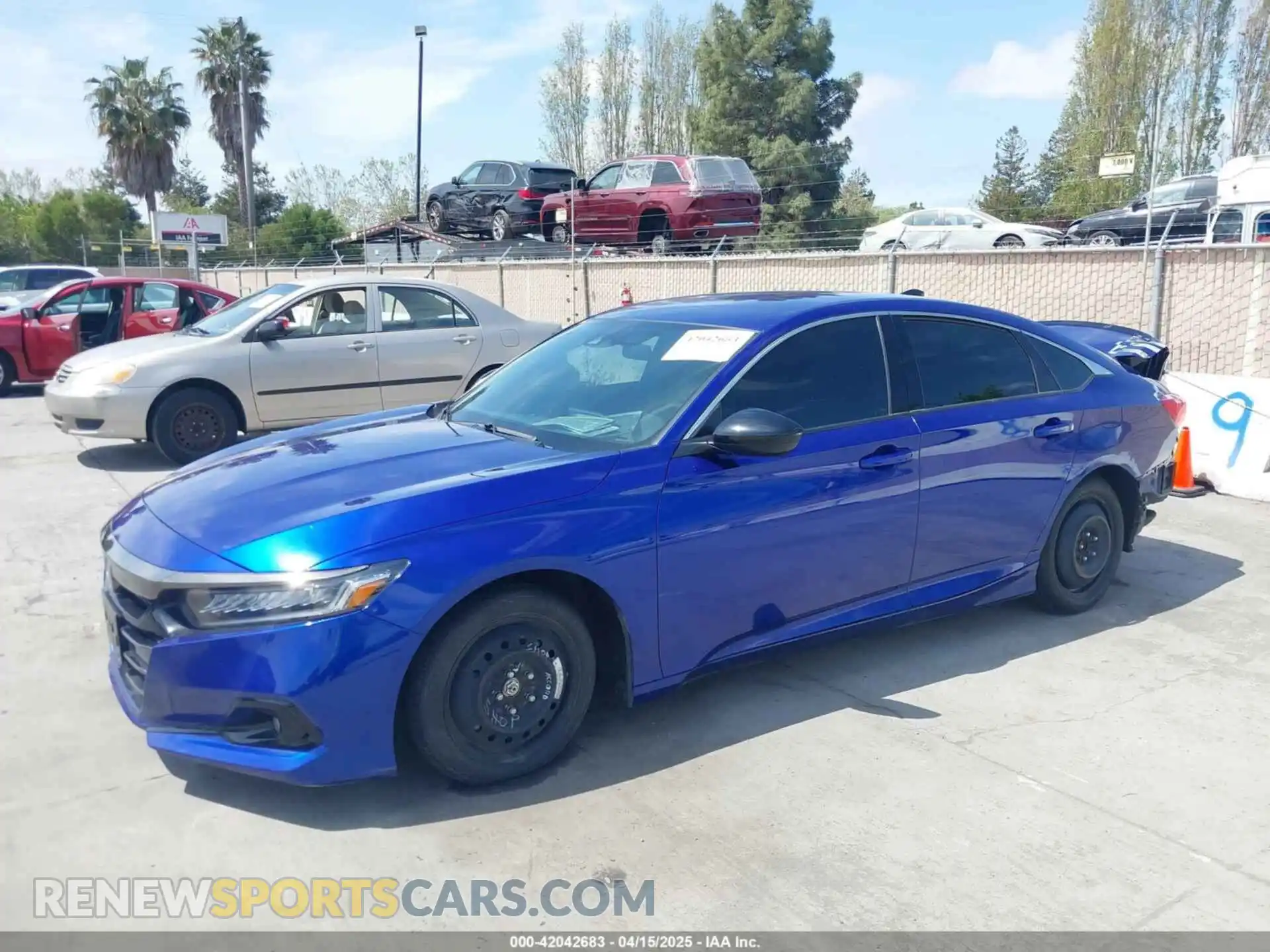 2 Photograph of a damaged car 1HGCV1F35MA100974 HONDA ACCORD 2021