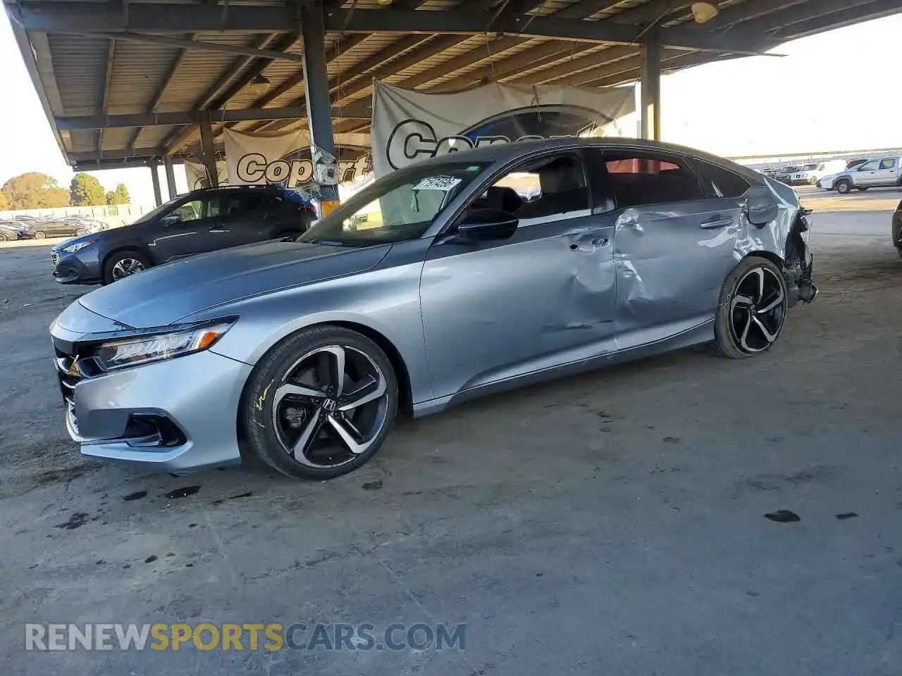 1 Photograph of a damaged car 1HGCV1F36MA005288 HONDA ACCORD 2021