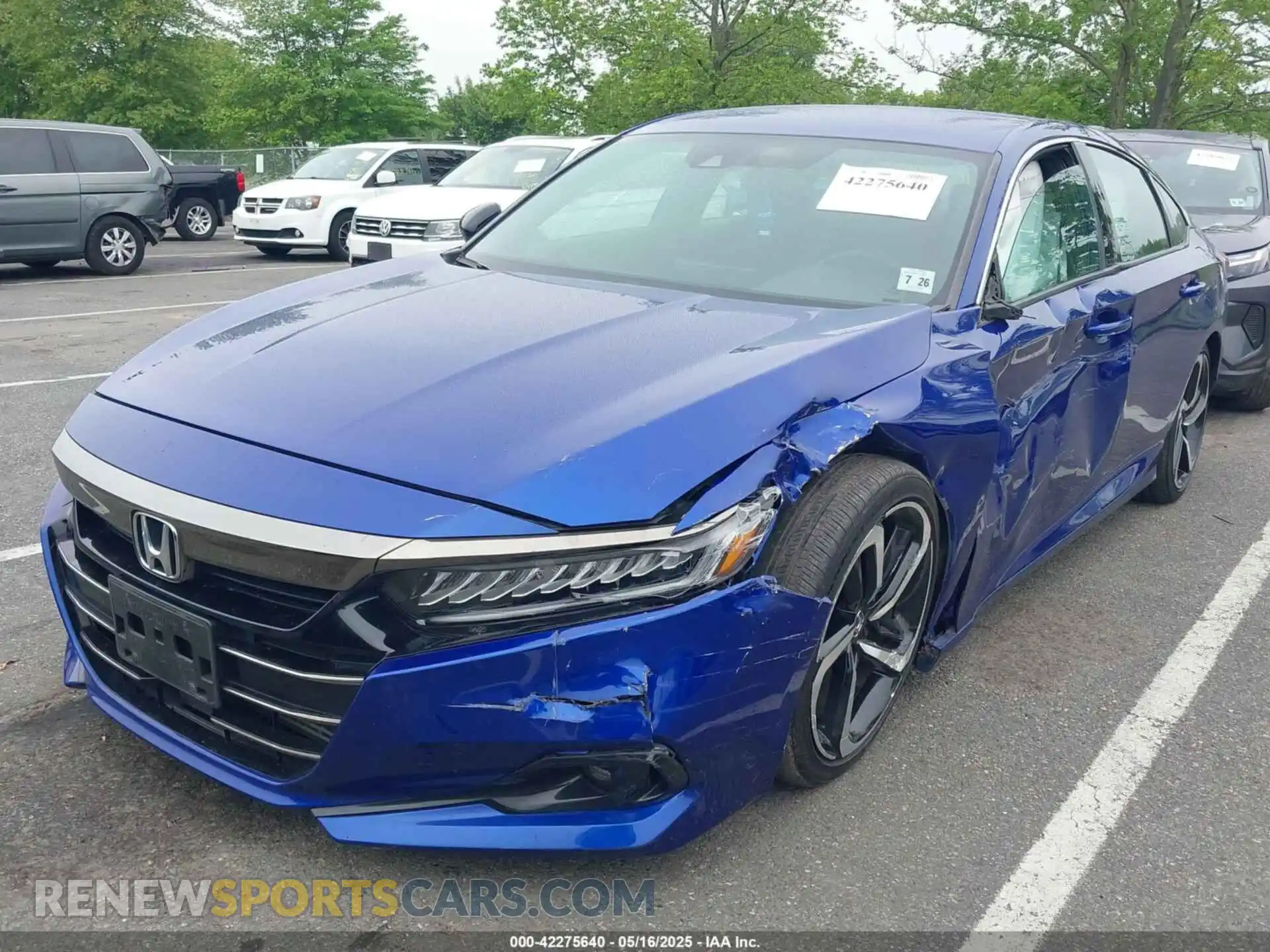 2 Photograph of a damaged car 1HGCV1F36MA014783 HONDA ACCORD 2021