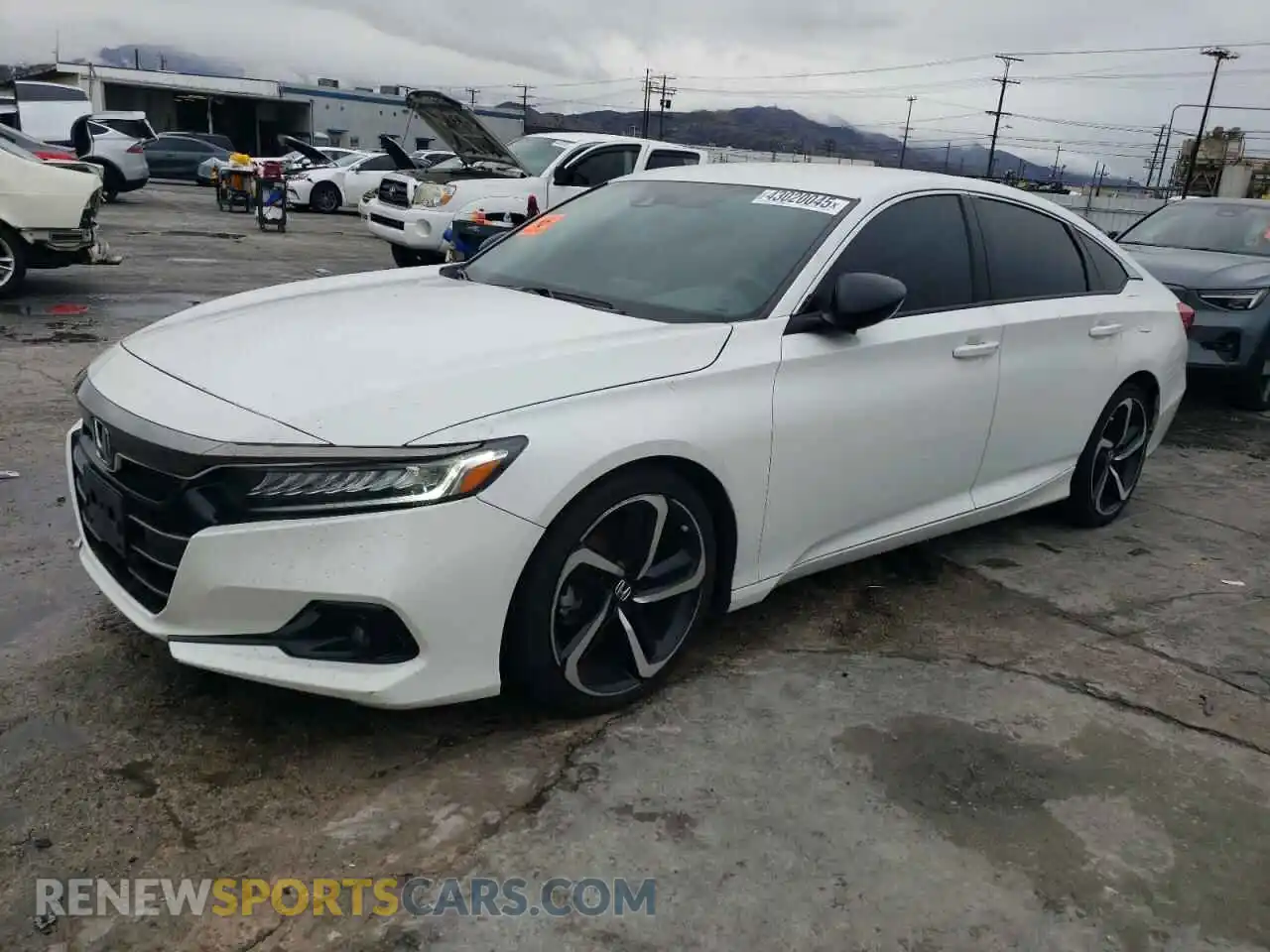 1 Photograph of a damaged car 1HGCV1F36MA016453 HONDA ACCORD 2021
