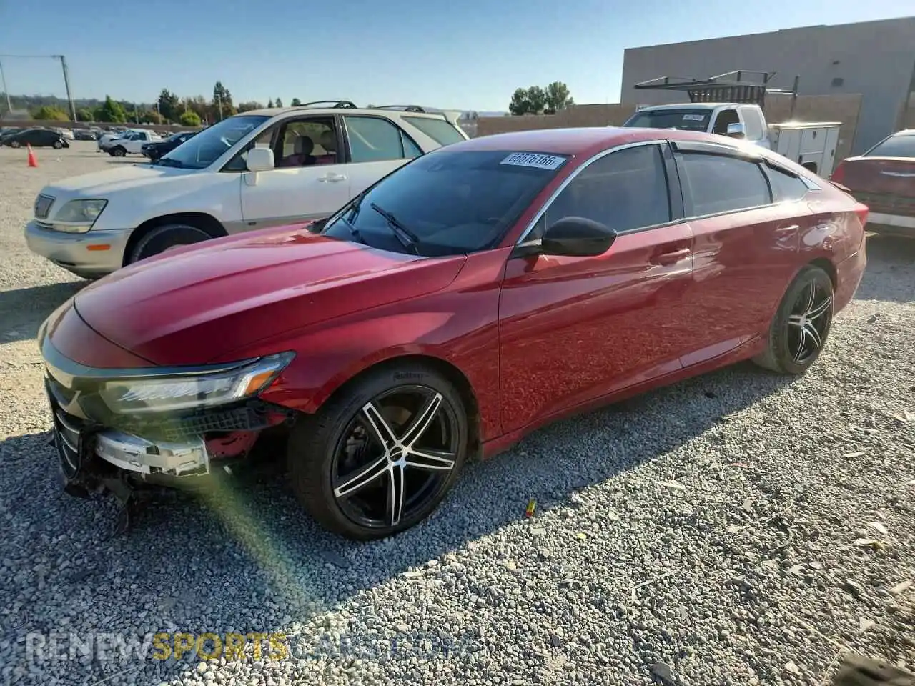 1 Photograph of a damaged car 1HGCV1F36MA017201 HONDA ACCORD 2021