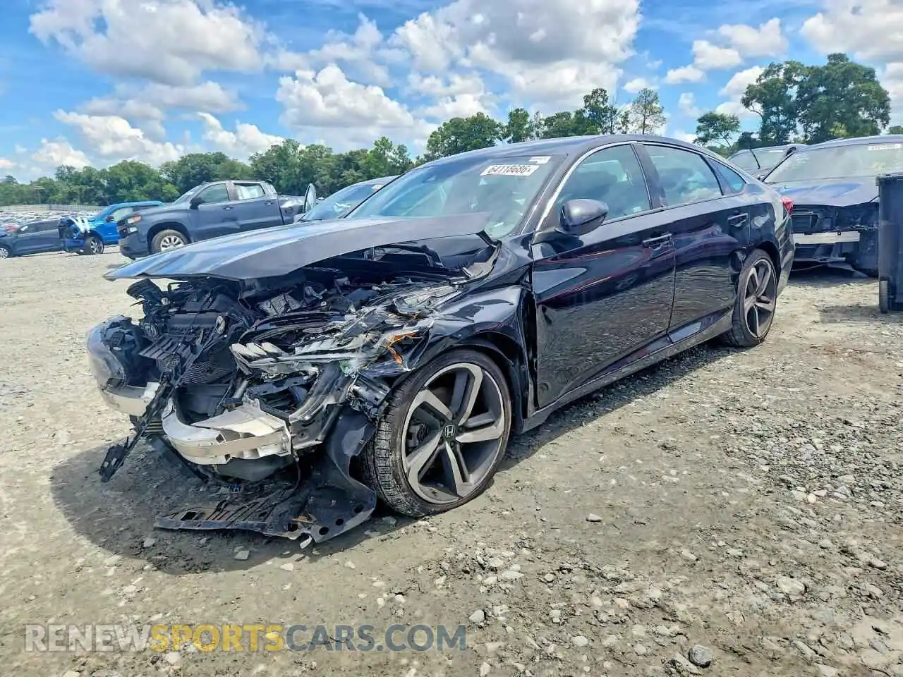1 Photograph of a damaged car 1HGCV1F36MA049372 HONDA ACCORD 2021