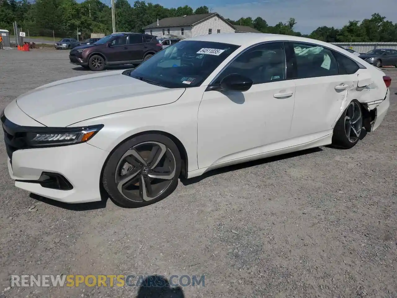 1 Photograph of a damaged car 1HGCV1F36MA096983 HONDA ACCORD 2021