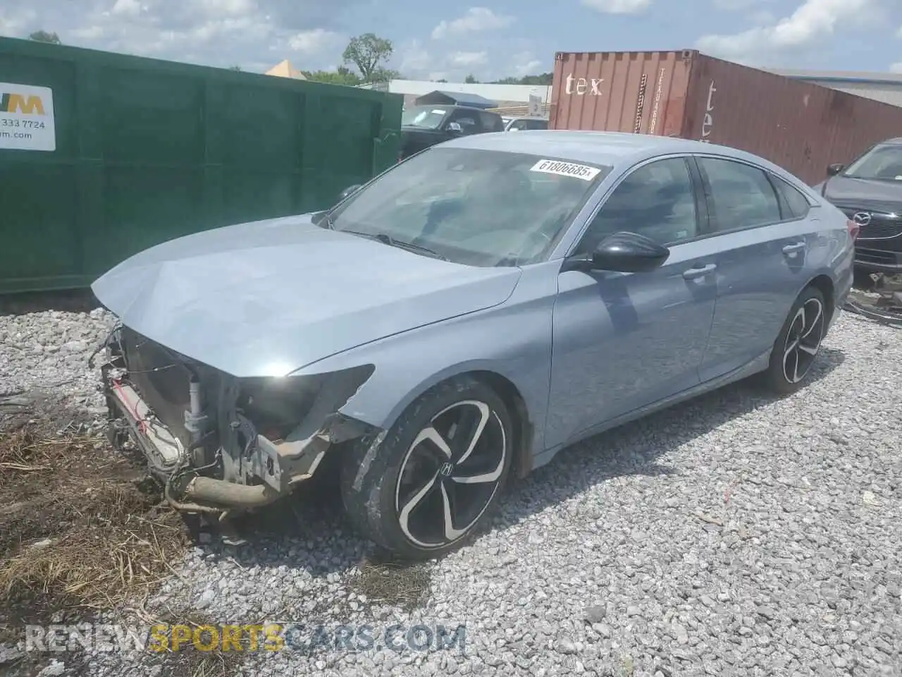 1 Photograph of a damaged car 1HGCV1F36MA100353 HONDA ACCORD 2021
