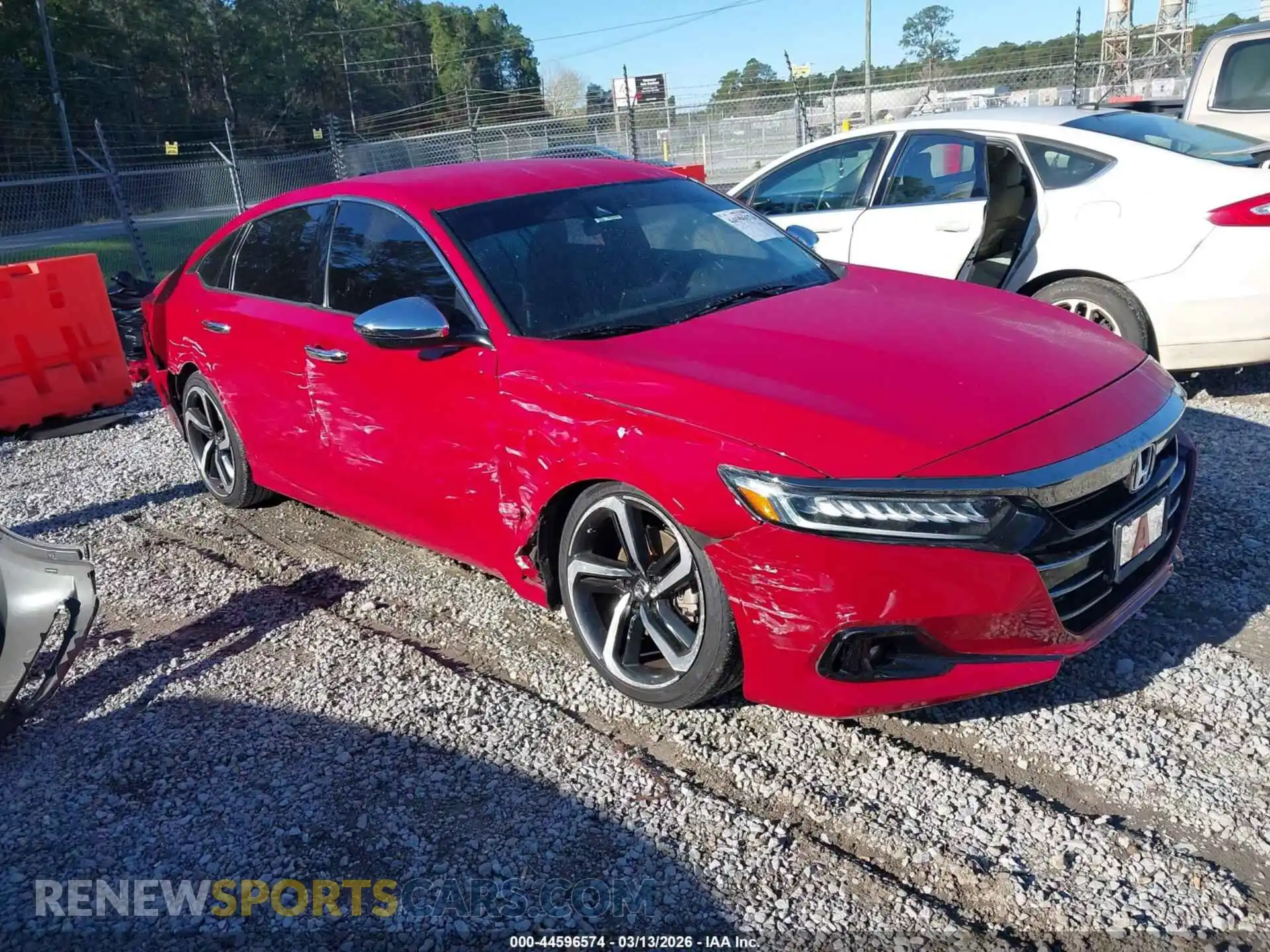 1 Photograph of a damaged car 1HGCV1F37MA034640 HONDA ACCORD 2021