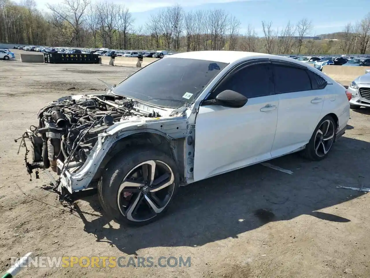 1 Photograph of a damaged car 1HGCV1F37MA042477 HONDA ACCORD 2021