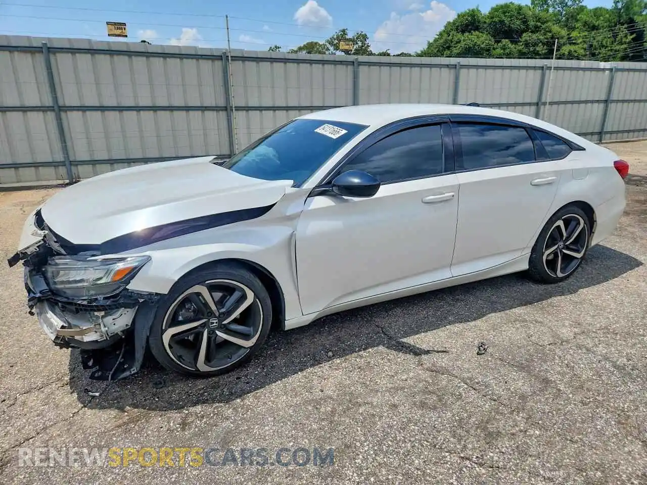 1 Фотография поврежденного автомобиля 1HGCV1F37MA074362 HONDA ACCORD 2021