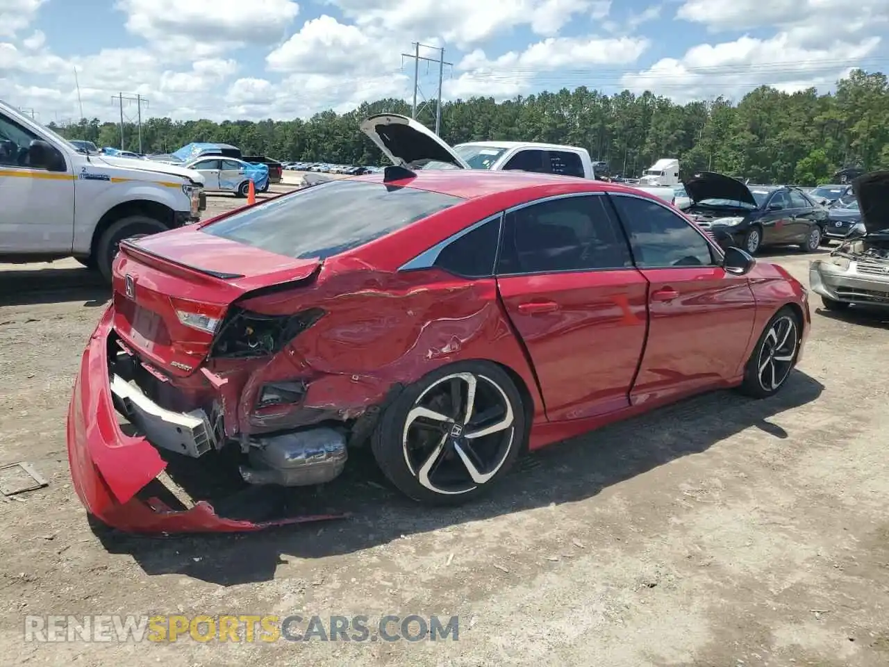 3 Photograph of a damaged car 1HGCV1F37MA080680 HONDA ACCORD 2021