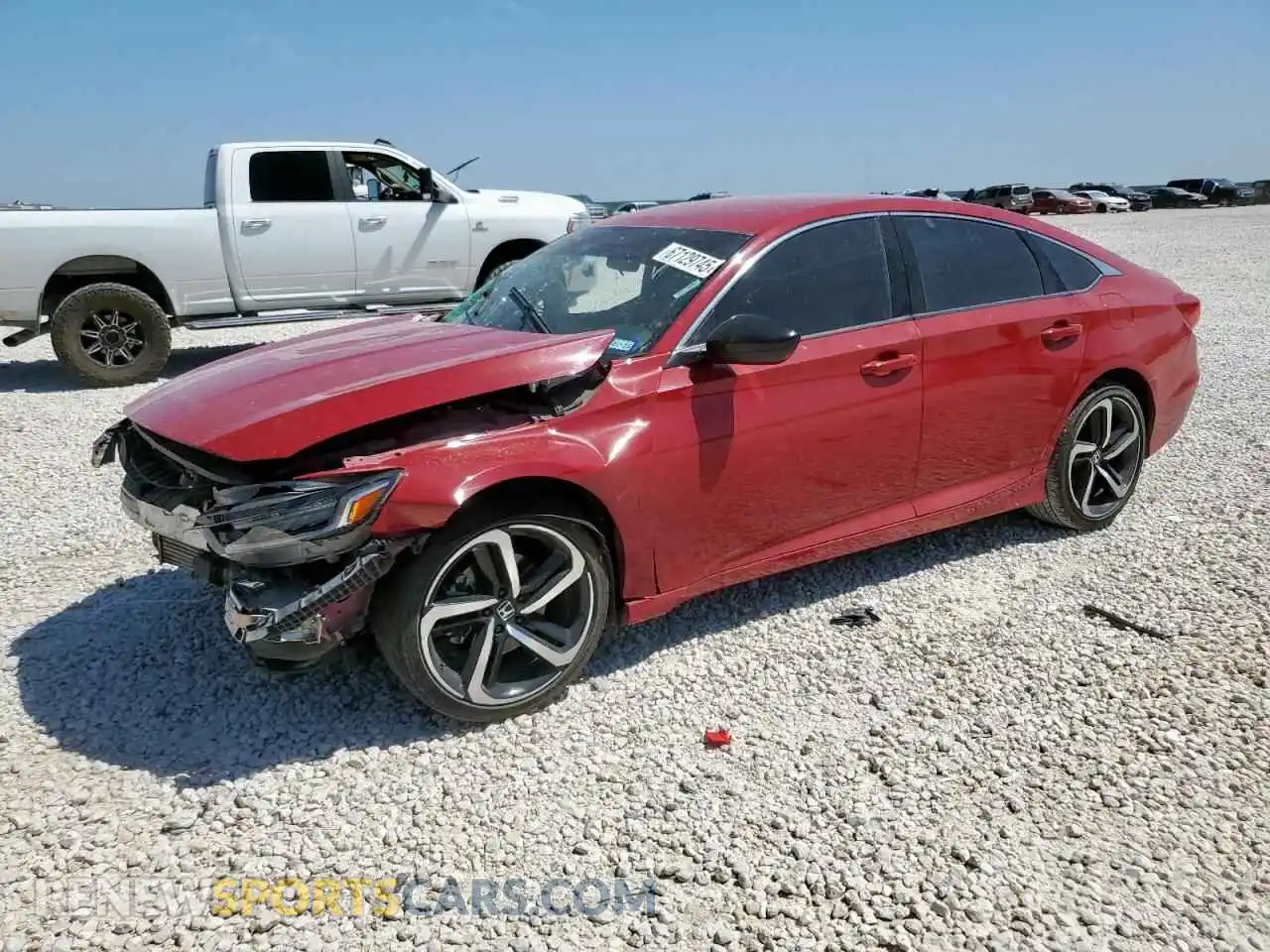 1 Photograph of a damaged car 1HGCV1F37MA081893 HONDA ACCORD 2021
