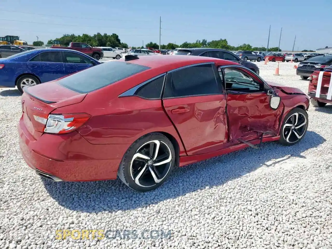 3 Photograph of a damaged car 1HGCV1F37MA081893 HONDA ACCORD 2021