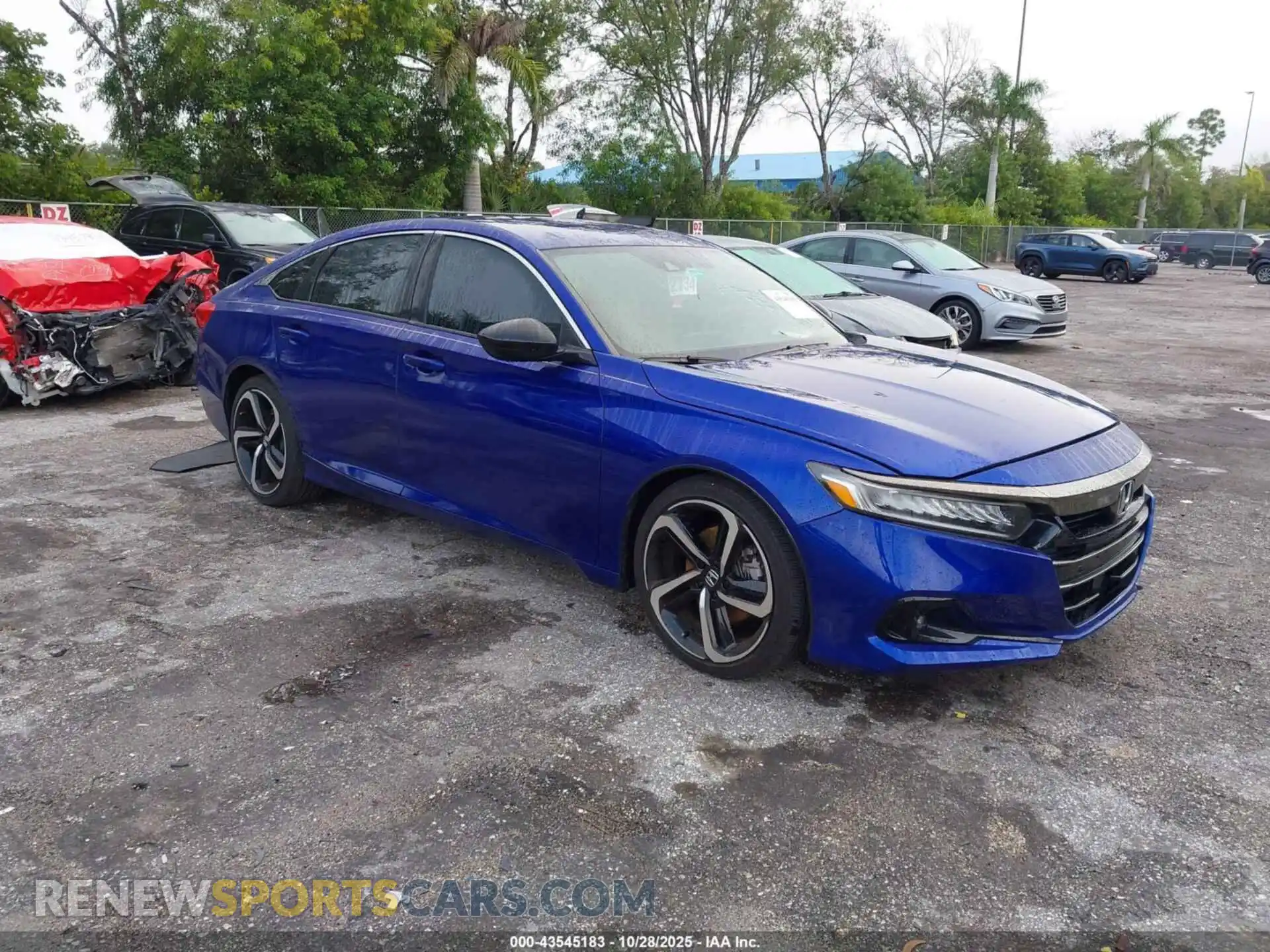 1 Photograph of a damaged car 1HGCV1F37MA085779 HONDA ACCORD 2021