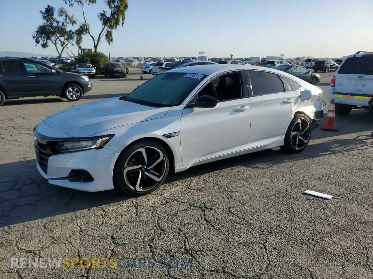 1 Photograph of a damaged car 1HGCV1F37MA099696 HONDA ACCORD 2021