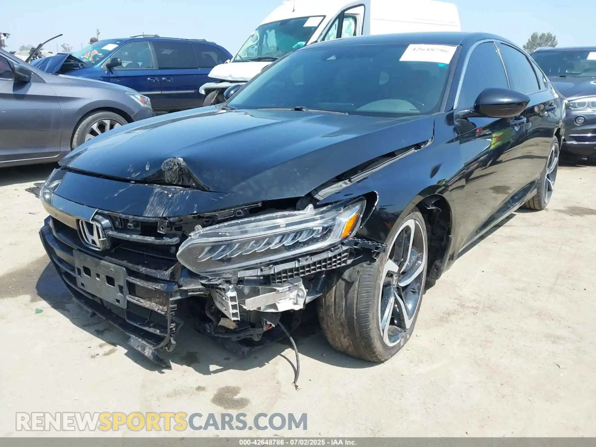 2 Photograph of a damaged car 1HGCV1F37MA101642 HONDA ACCORD 2021