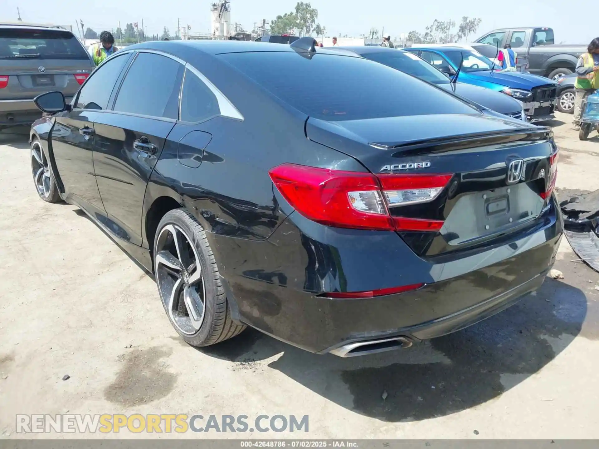 3 Photograph of a damaged car 1HGCV1F37MA101642 HONDA ACCORD 2021
