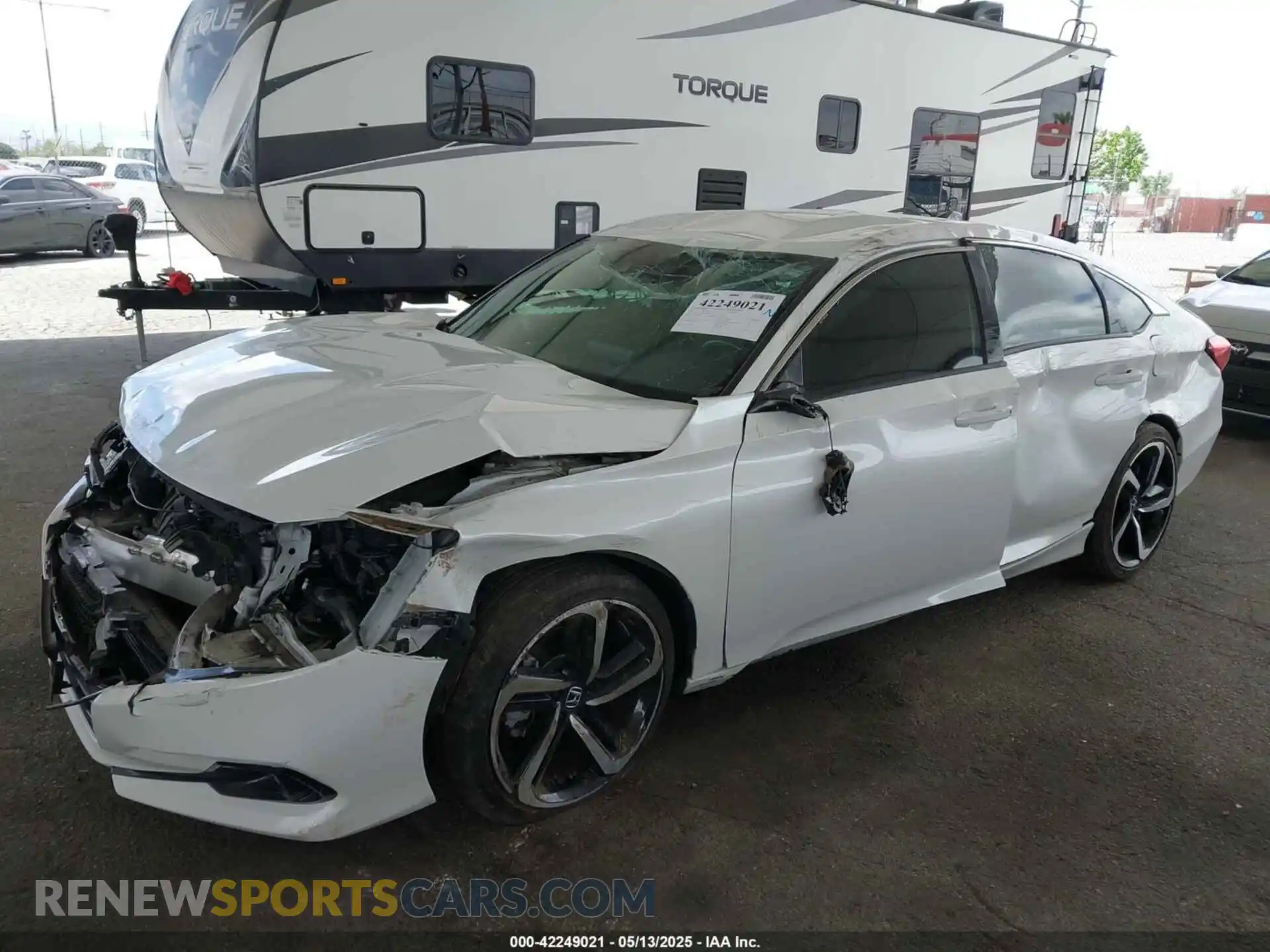 2 Photograph of a damaged car 1HGCV1F37MA109899 HONDA ACCORD 2021