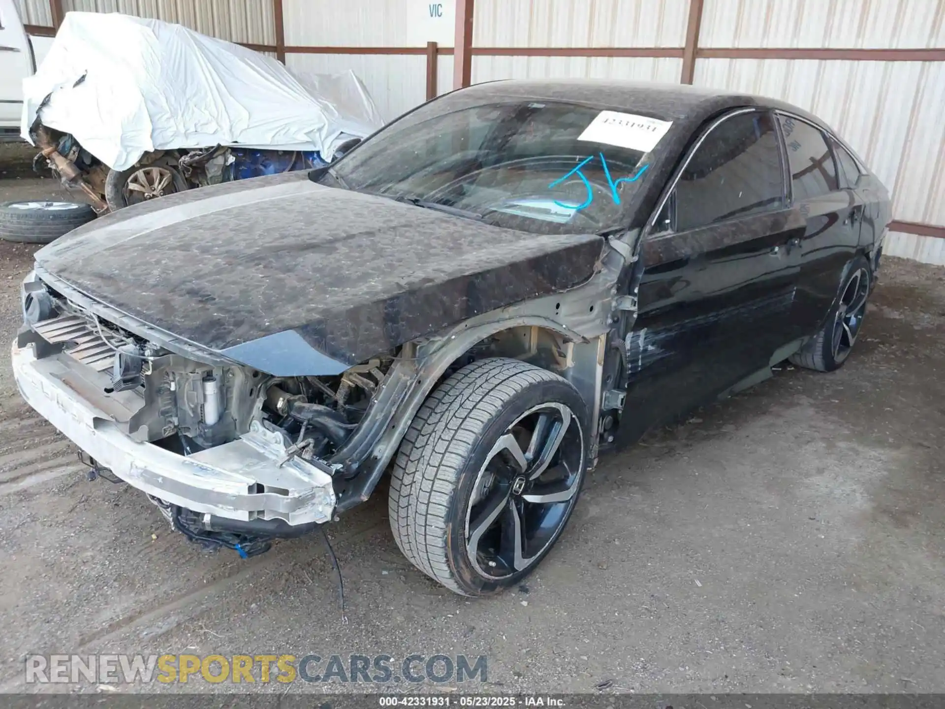 2 Photograph of a damaged car 1HGCV1F38MA003381 HONDA ACCORD 2021