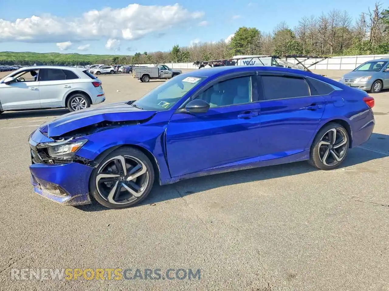 1 Photograph of a damaged car 1HGCV1F38MA033111 HONDA ACCORD 2021