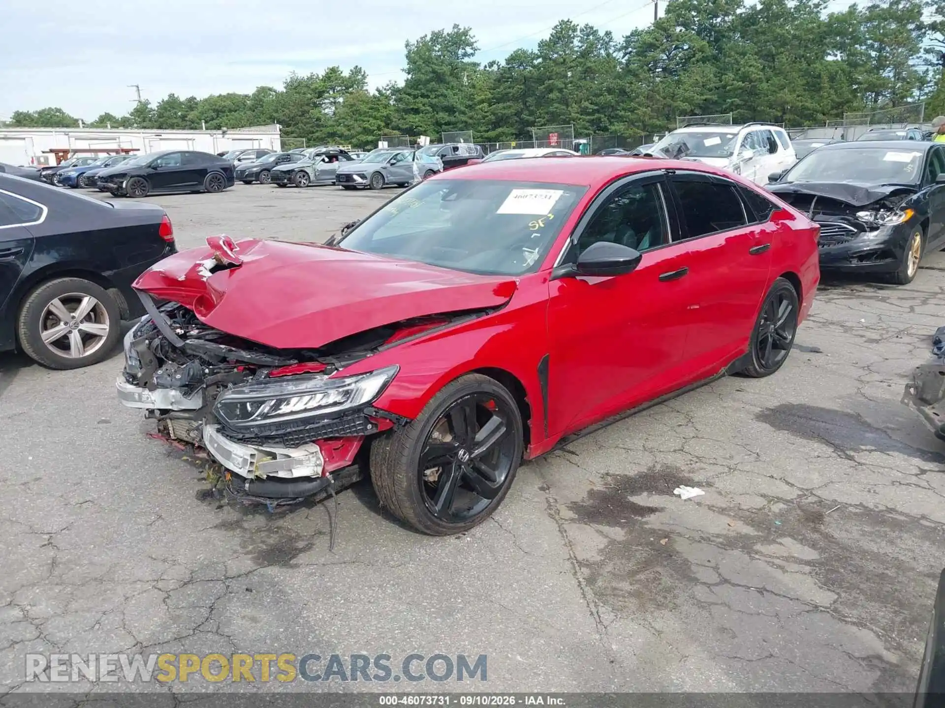 2 Photograph of a damaged car 1HGCV1F38MA041533 HONDA ACCORD 2021