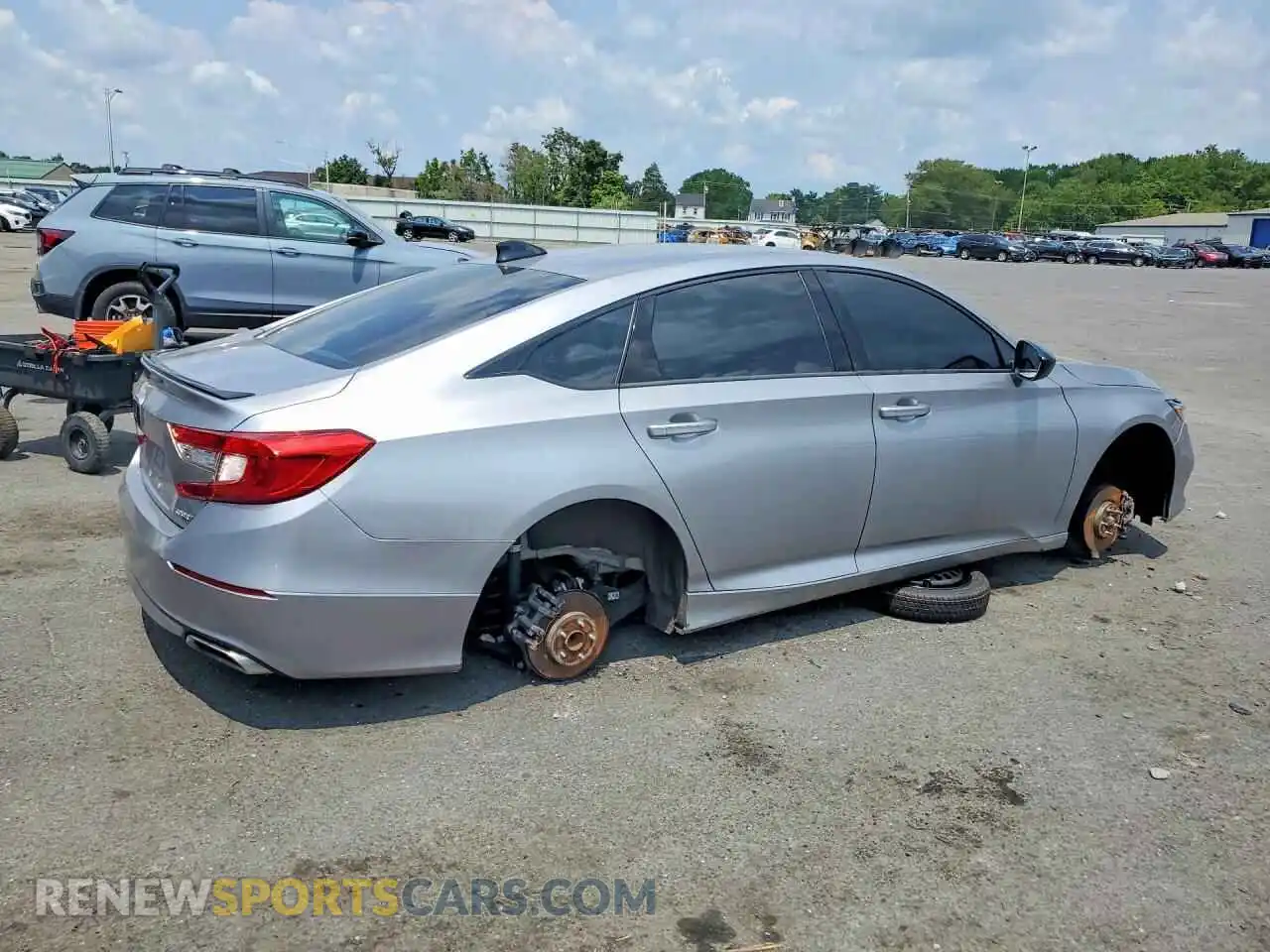 3 Photograph of a damaged car 1HGCV1F38MA071230 HONDA ACCORD 2021