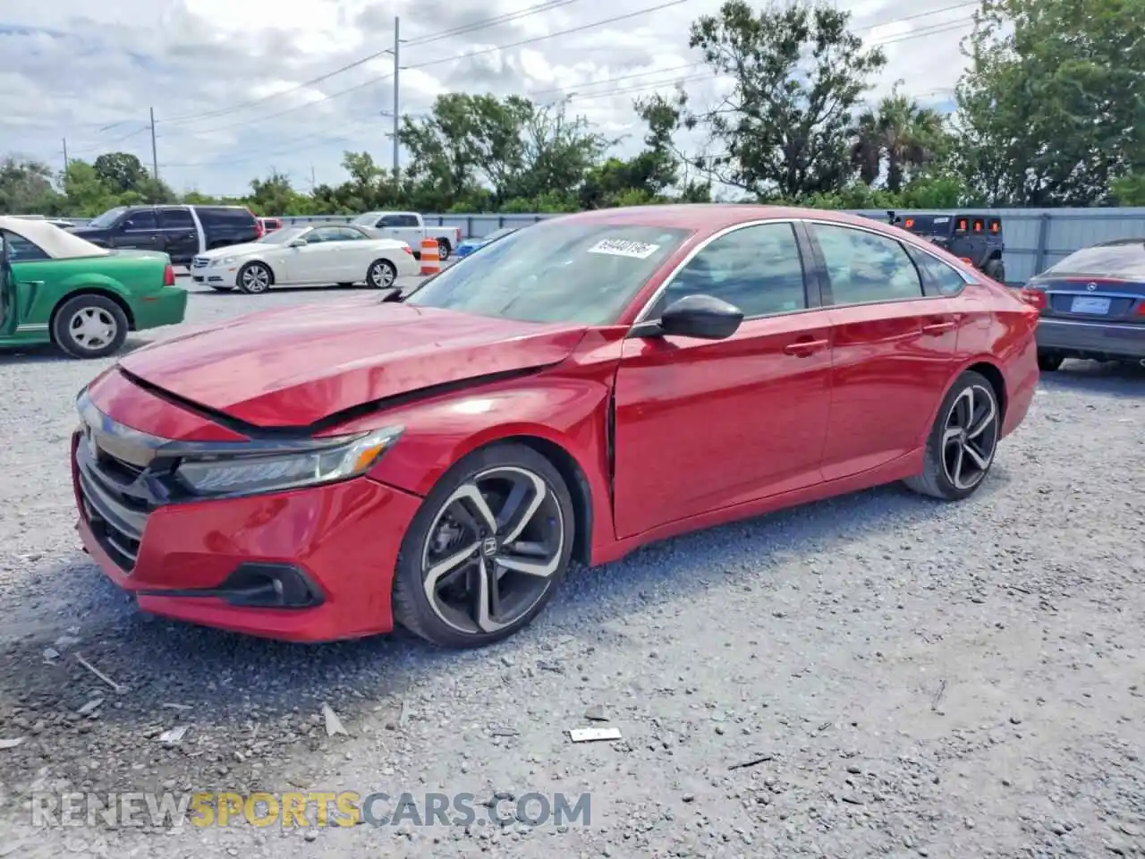 1 fotografías del automóvil dañado 1HGCV1F38MA082017 HONDA ACCORD 2021