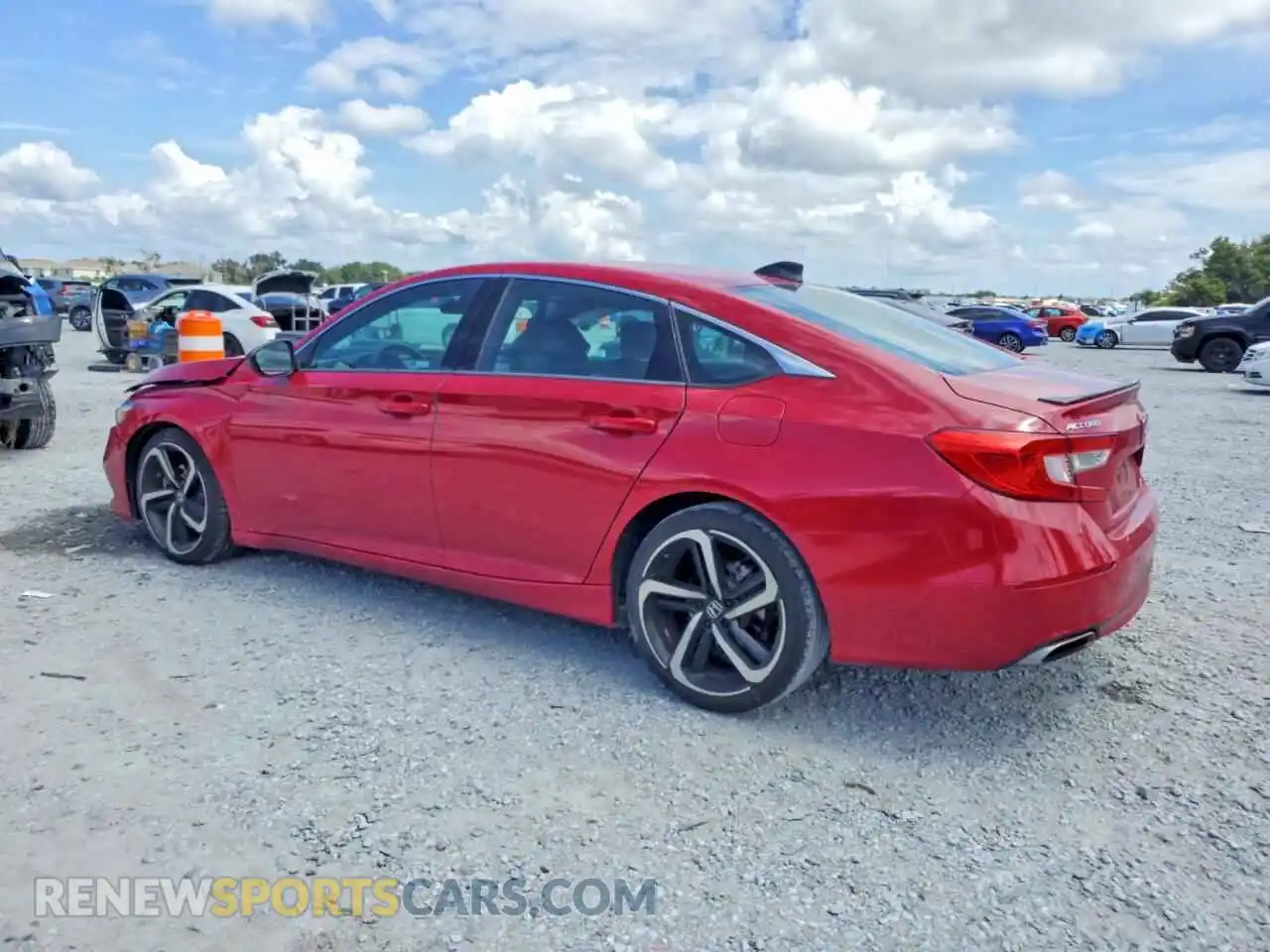 2 fotografías del automóvil dañado 1HGCV1F38MA082017 HONDA ACCORD 2021