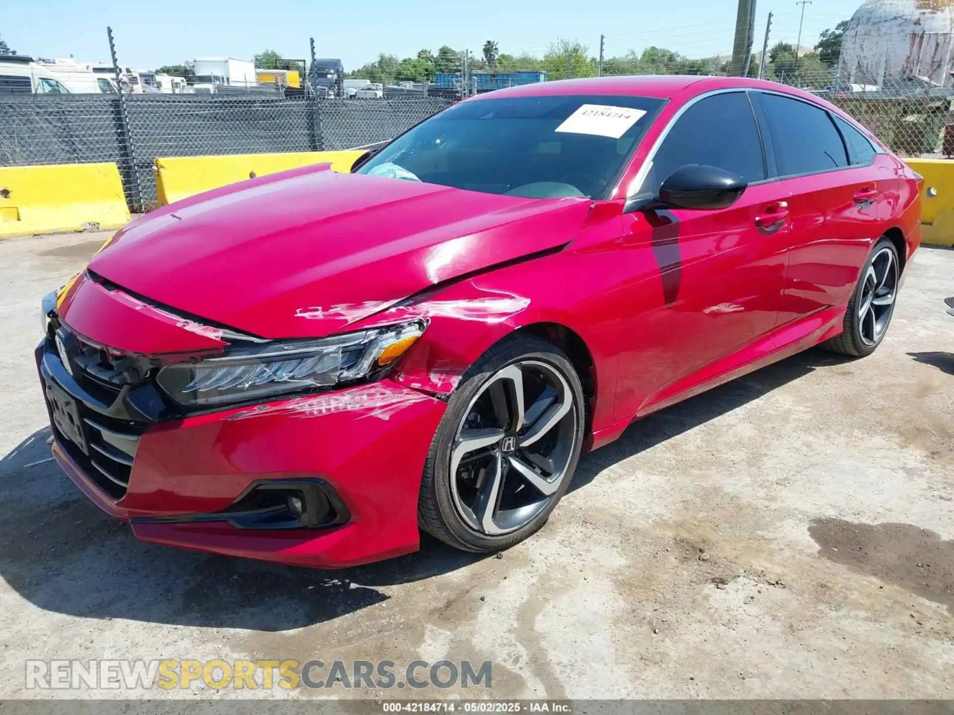 2 Photograph of a damaged car 1HGCV1F38MA083572 HONDA ACCORD 2021