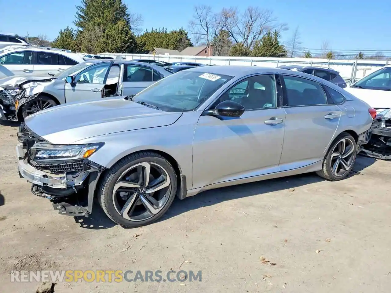 1 Photograph of a damaged car 1HGCV1F38MA100080 HONDA ACCORD 2021